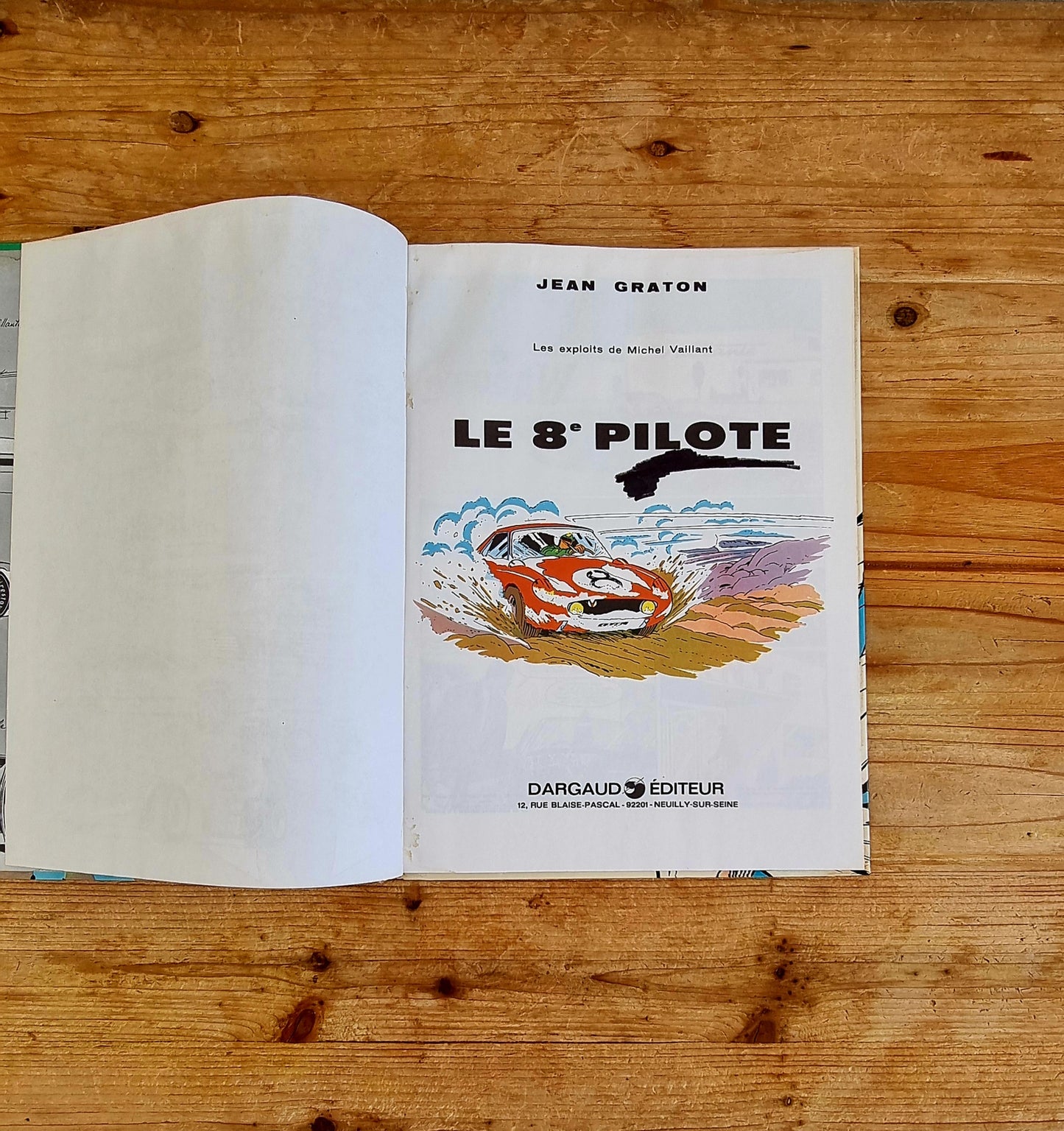 BD Michel Vaillant Le 8ème pilote les kitscheries brocante en ligne