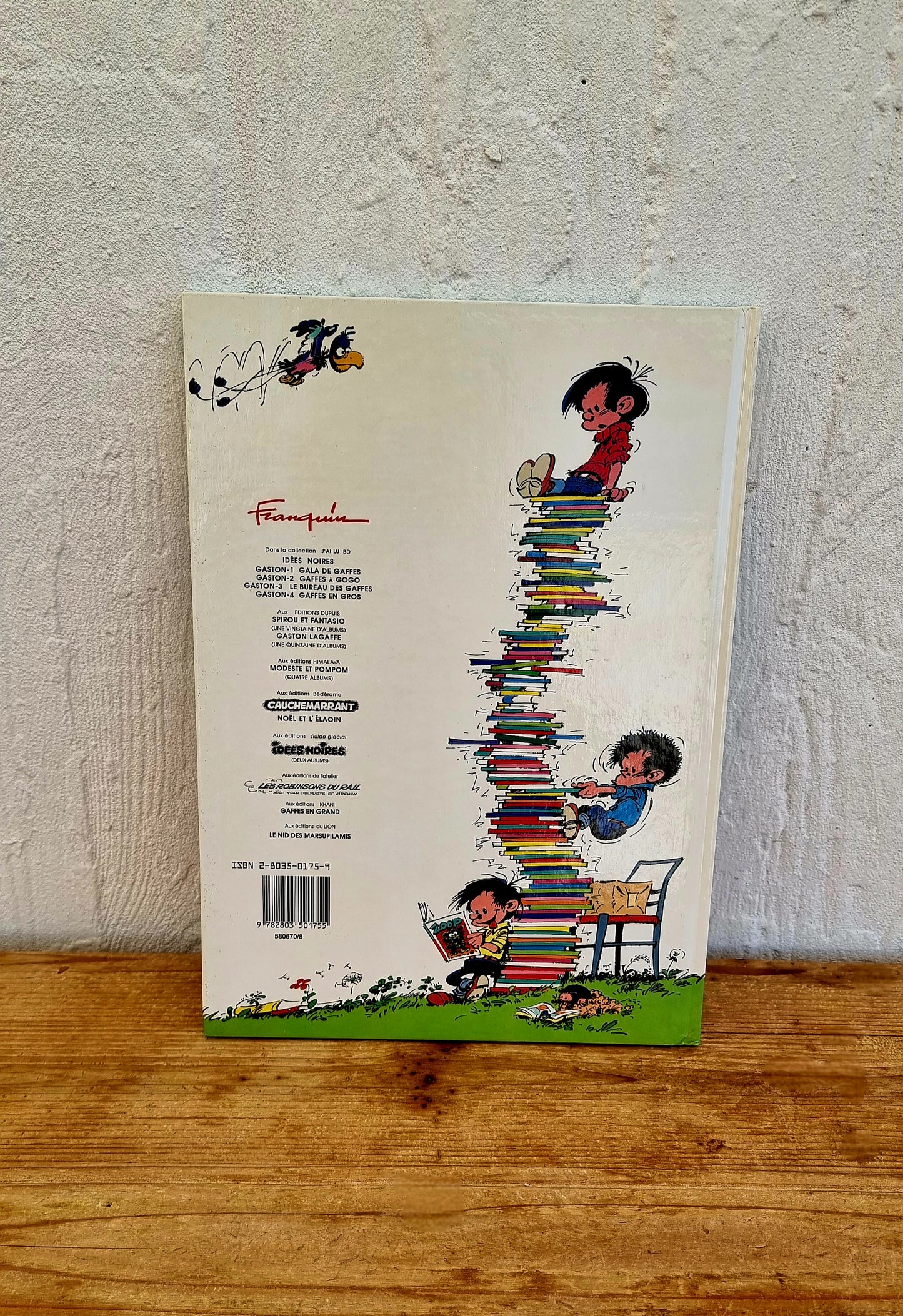 Bande dessinée vintage Modeste et Pompon Sois bien calme Modeste par Franquin, édition Himalaya 1989