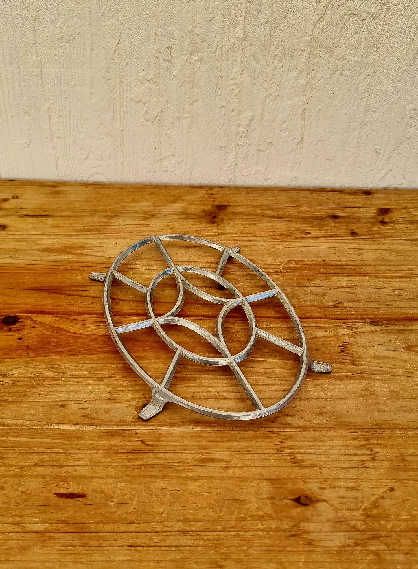 Dessous de plat en aluminium vintage les kitscheries brocante en ligne