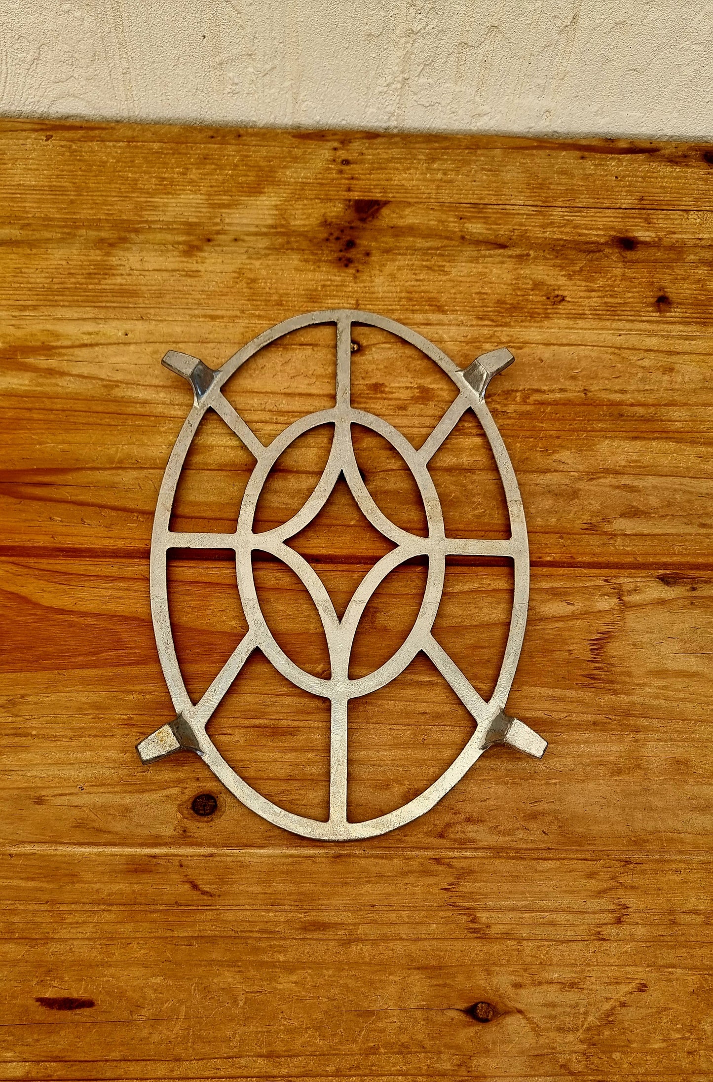 Dessous de plat en aluminium vintage les kitscheries brocante en ligne