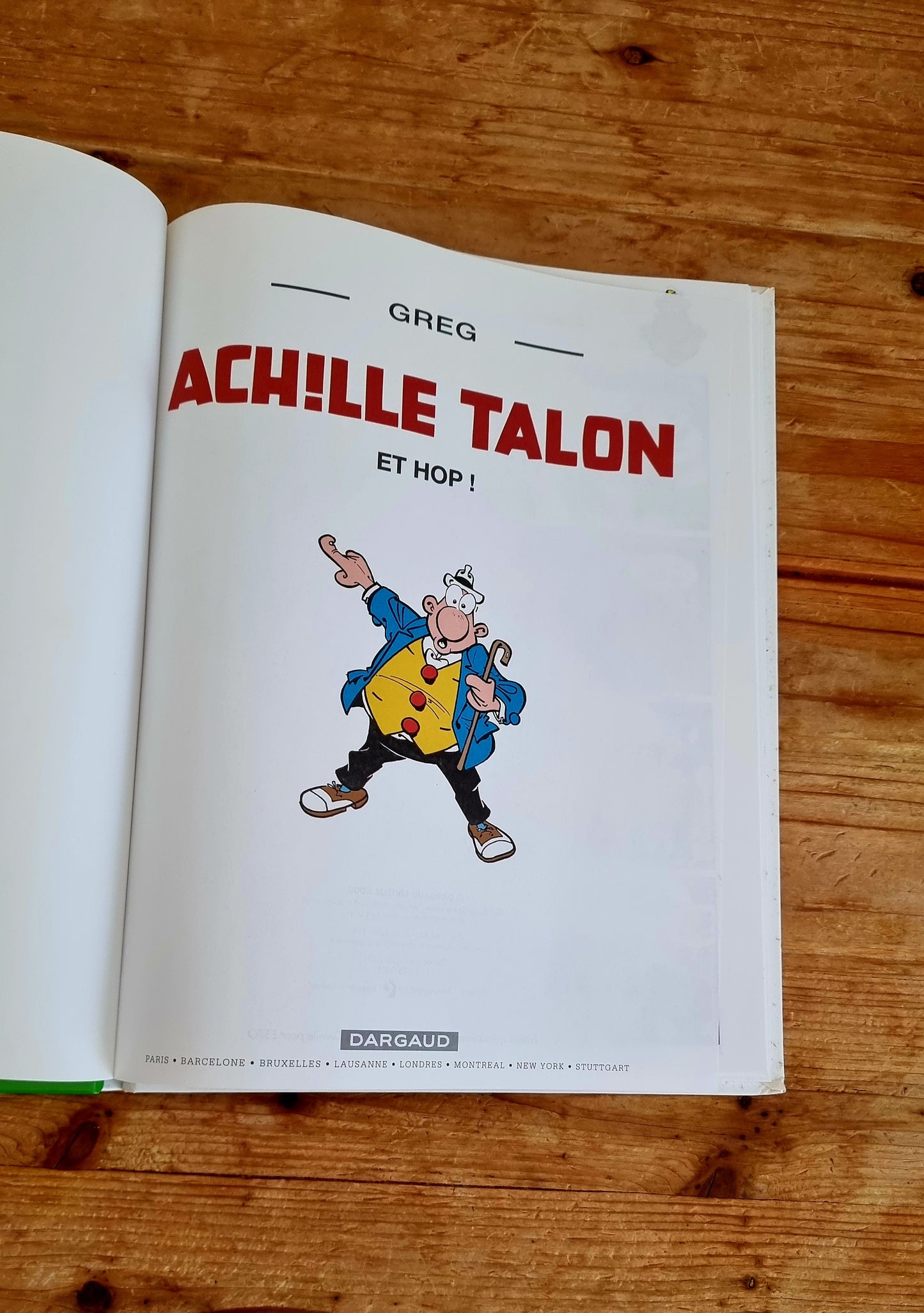 bande dessinée Achille Talon Et hop! dargaud greg les kitscheries brocante en ligne