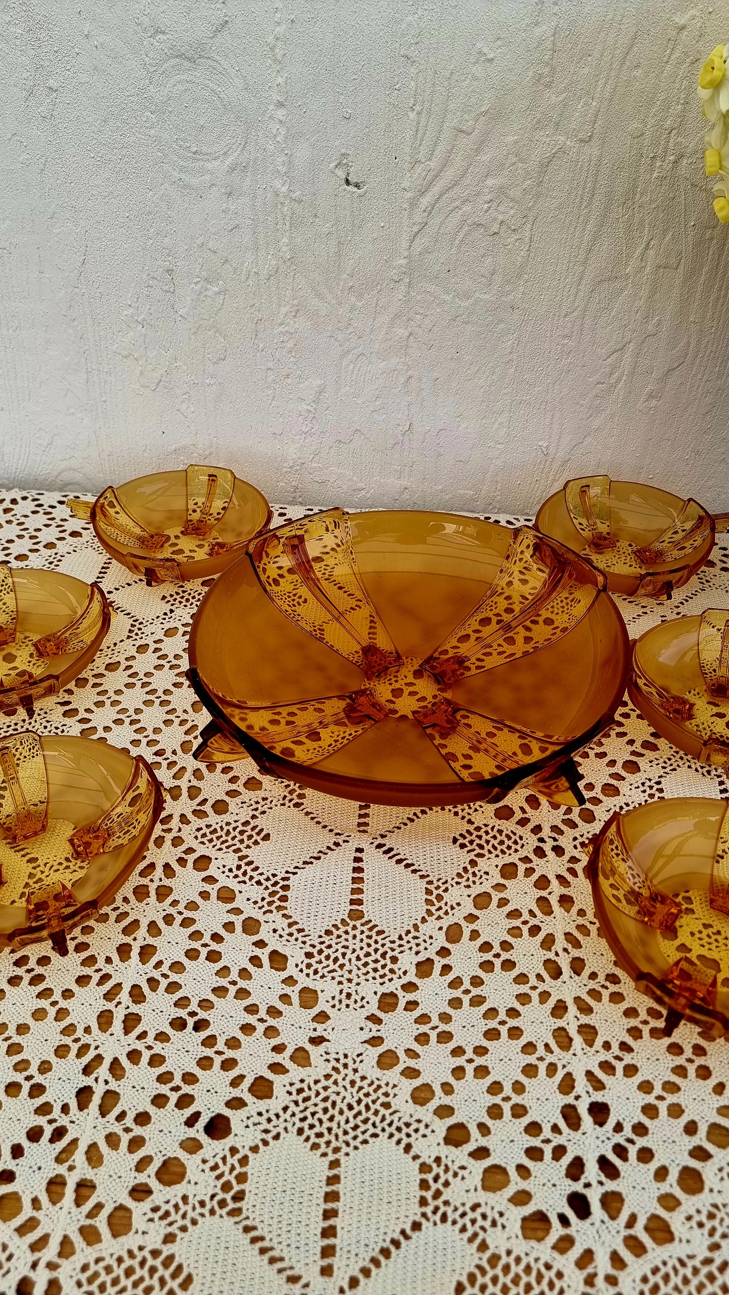 Service à desserts Art déco vintage les kitscheries