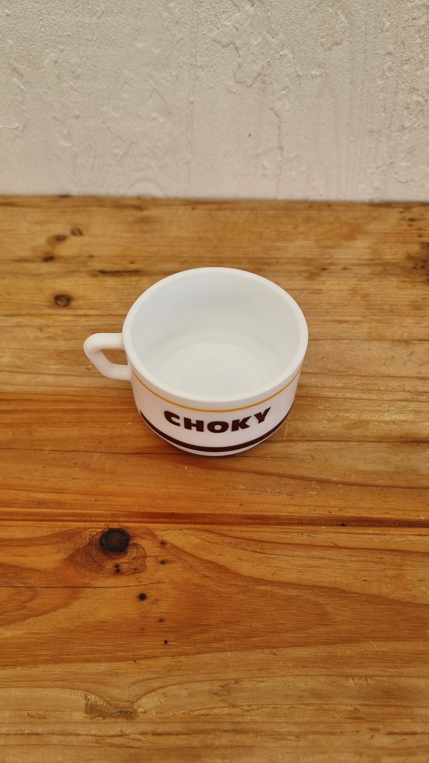 Lot de 4 tasses Choky les kitscheries brocante en ligne