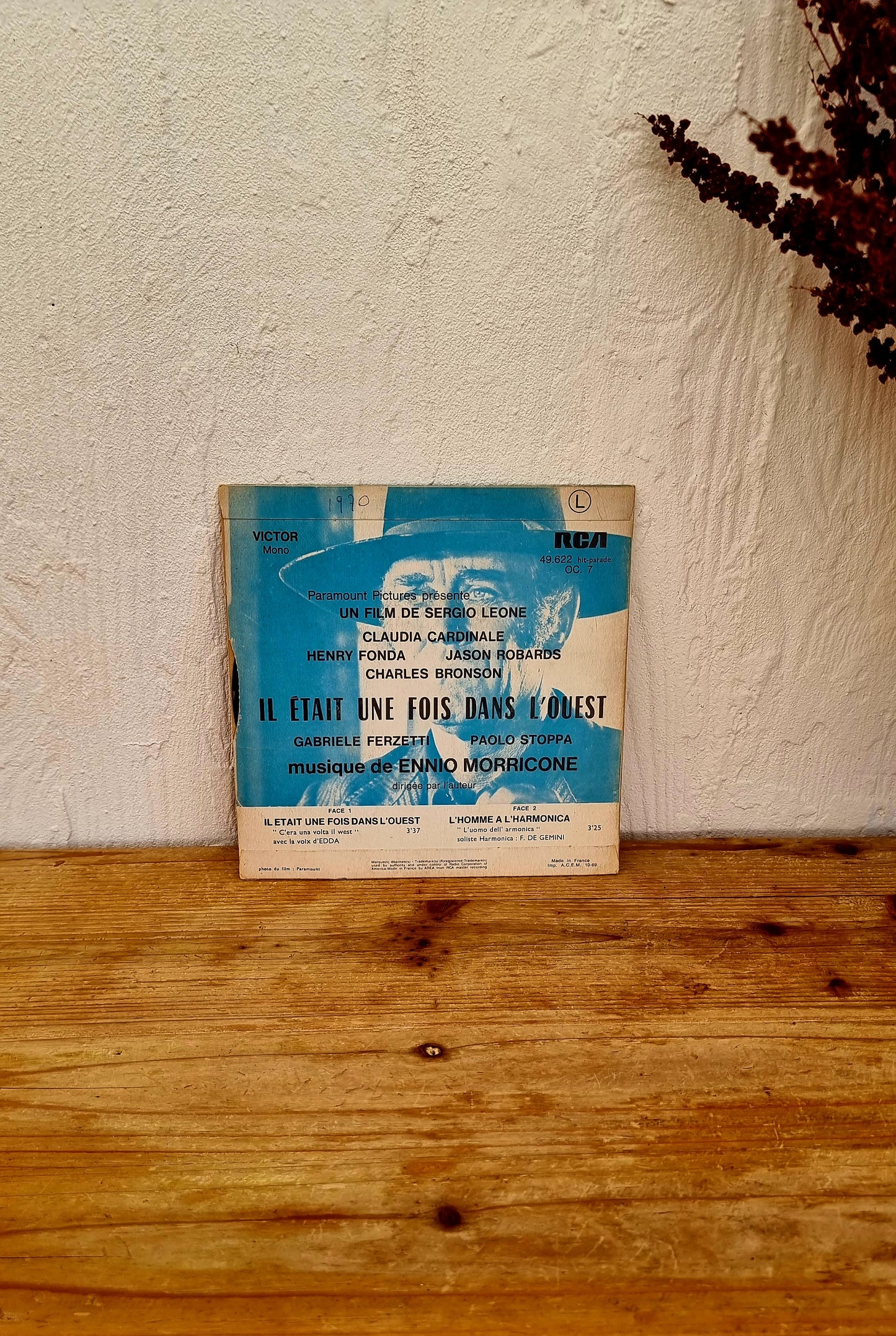 Vinyle " Il était une fois dans l'ouest" d'Ennio Morricone les kitscheries