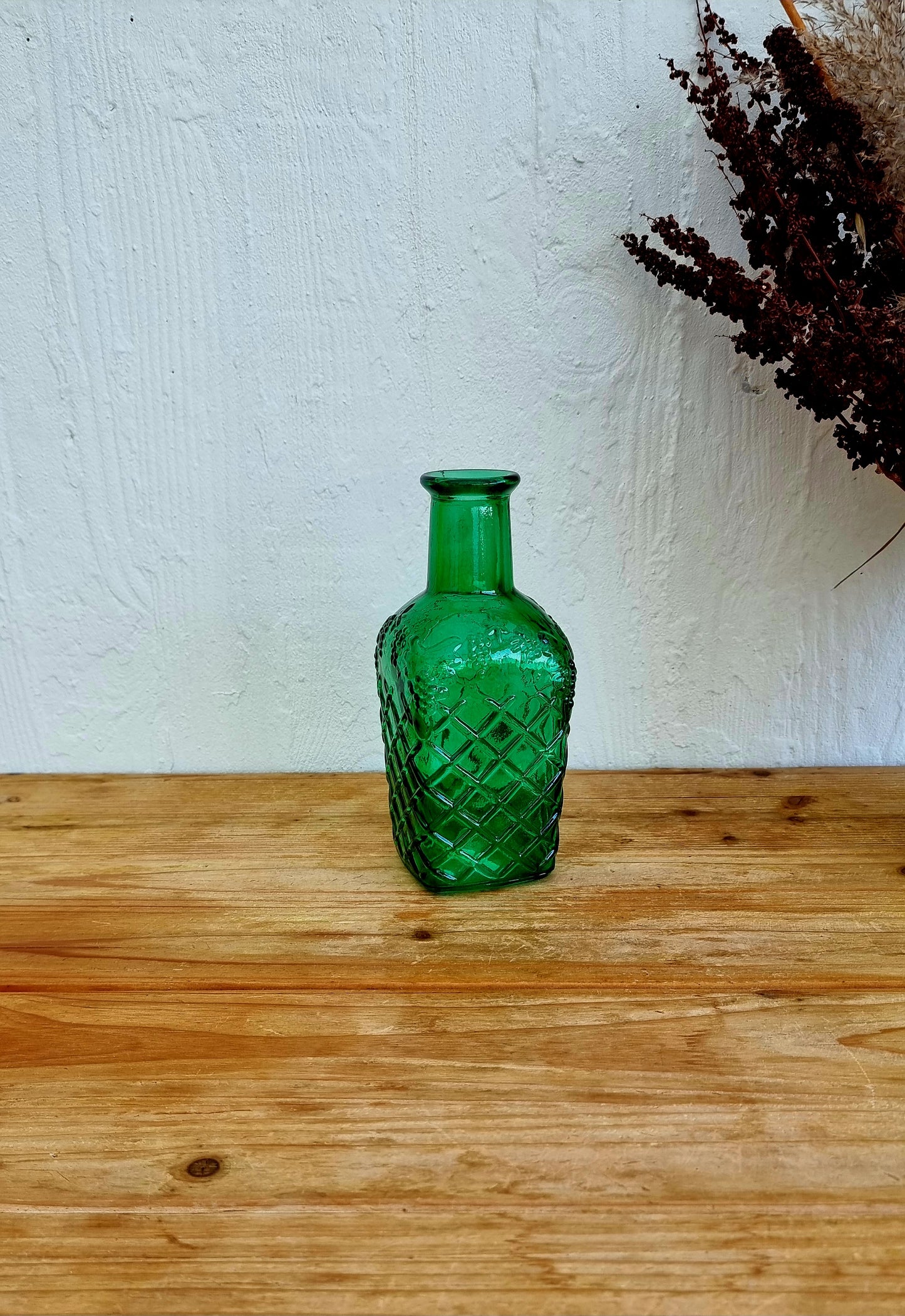 Vase soliflore vert Gaomi vintage brocante en ligne les kitscheries