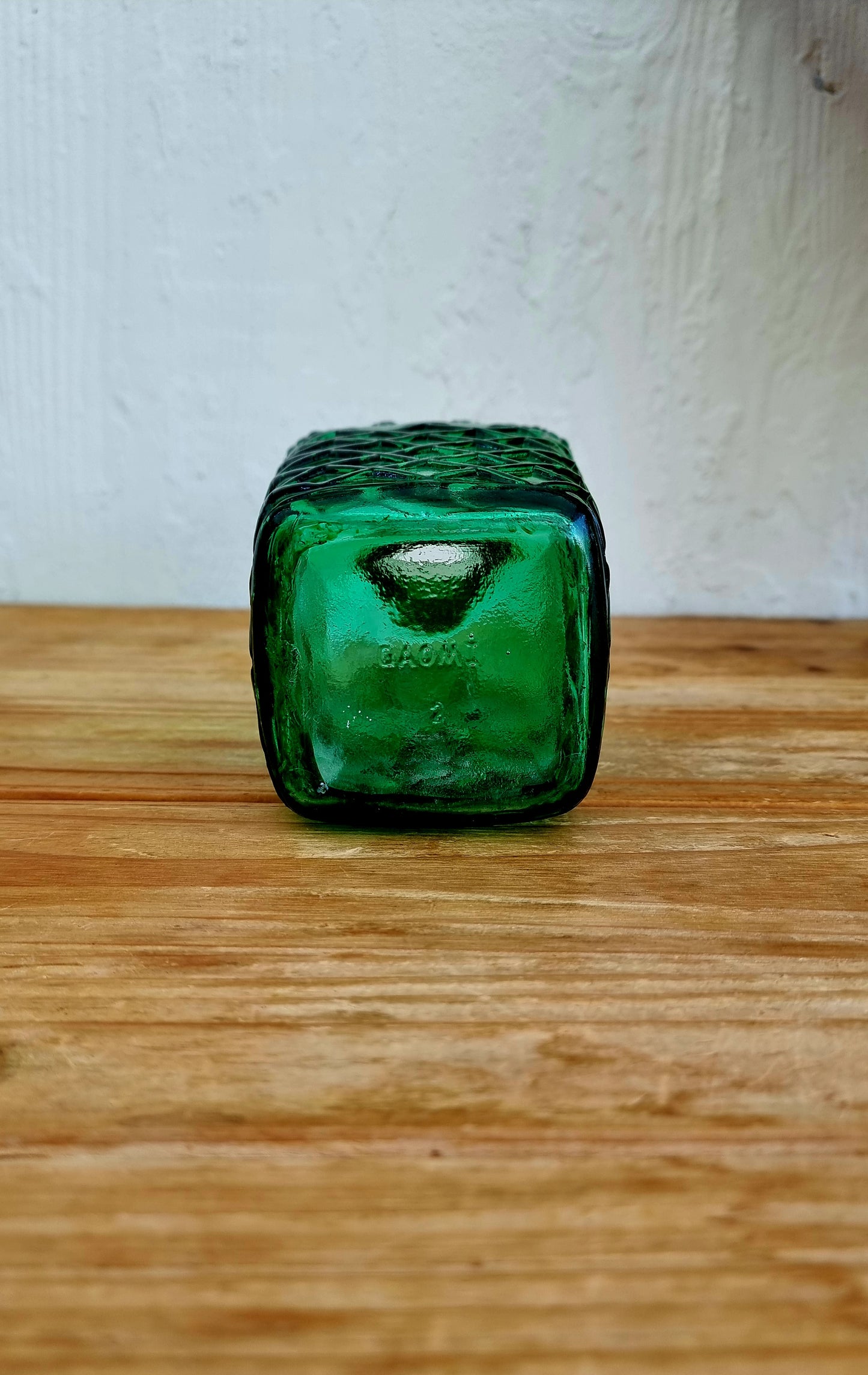 Vase soliflore vert Gaomi vintage brocante en ligne les kitscheries