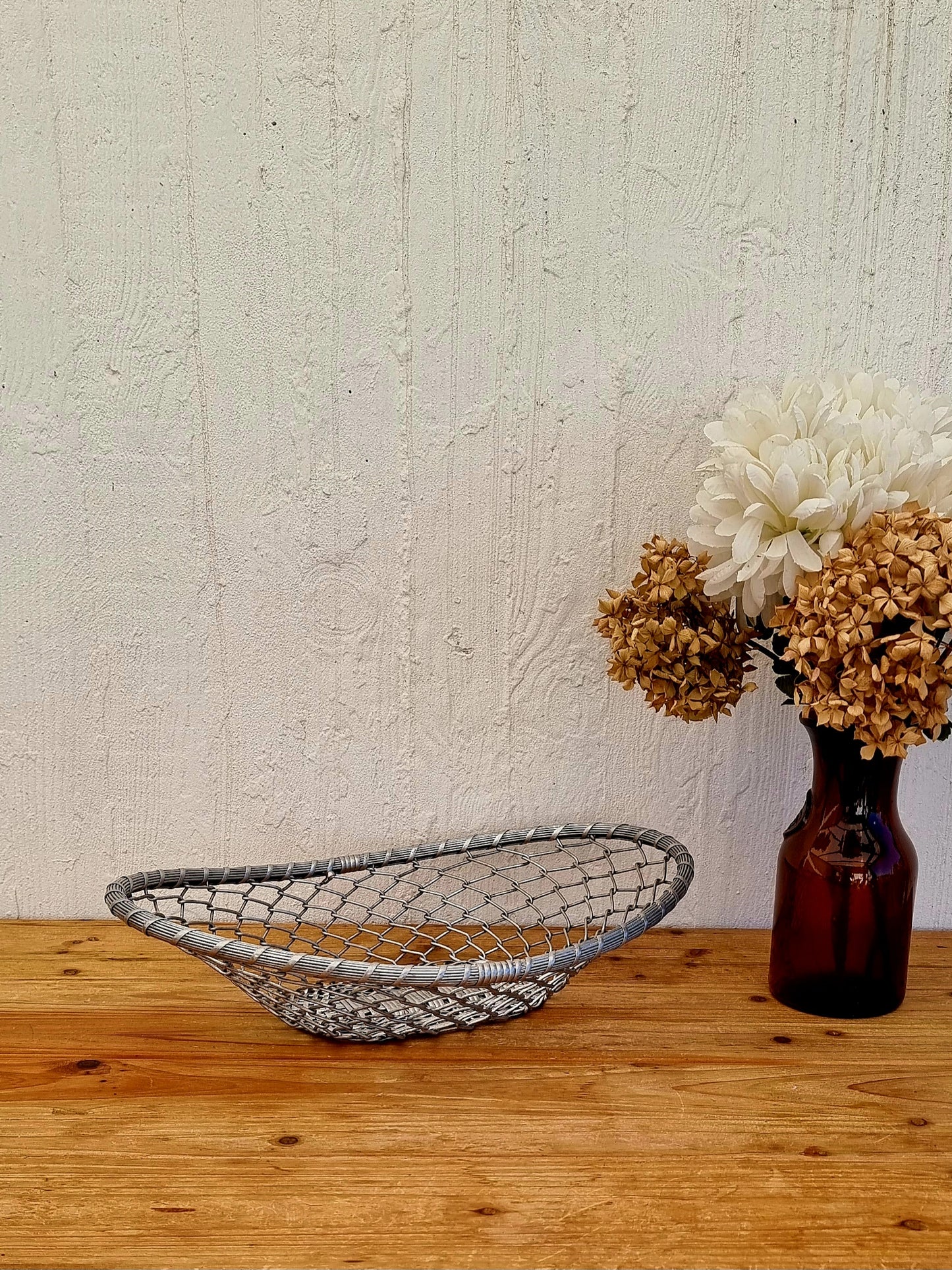 Grand panier à fruits en métal vintage les kitscheries brocante en ligne