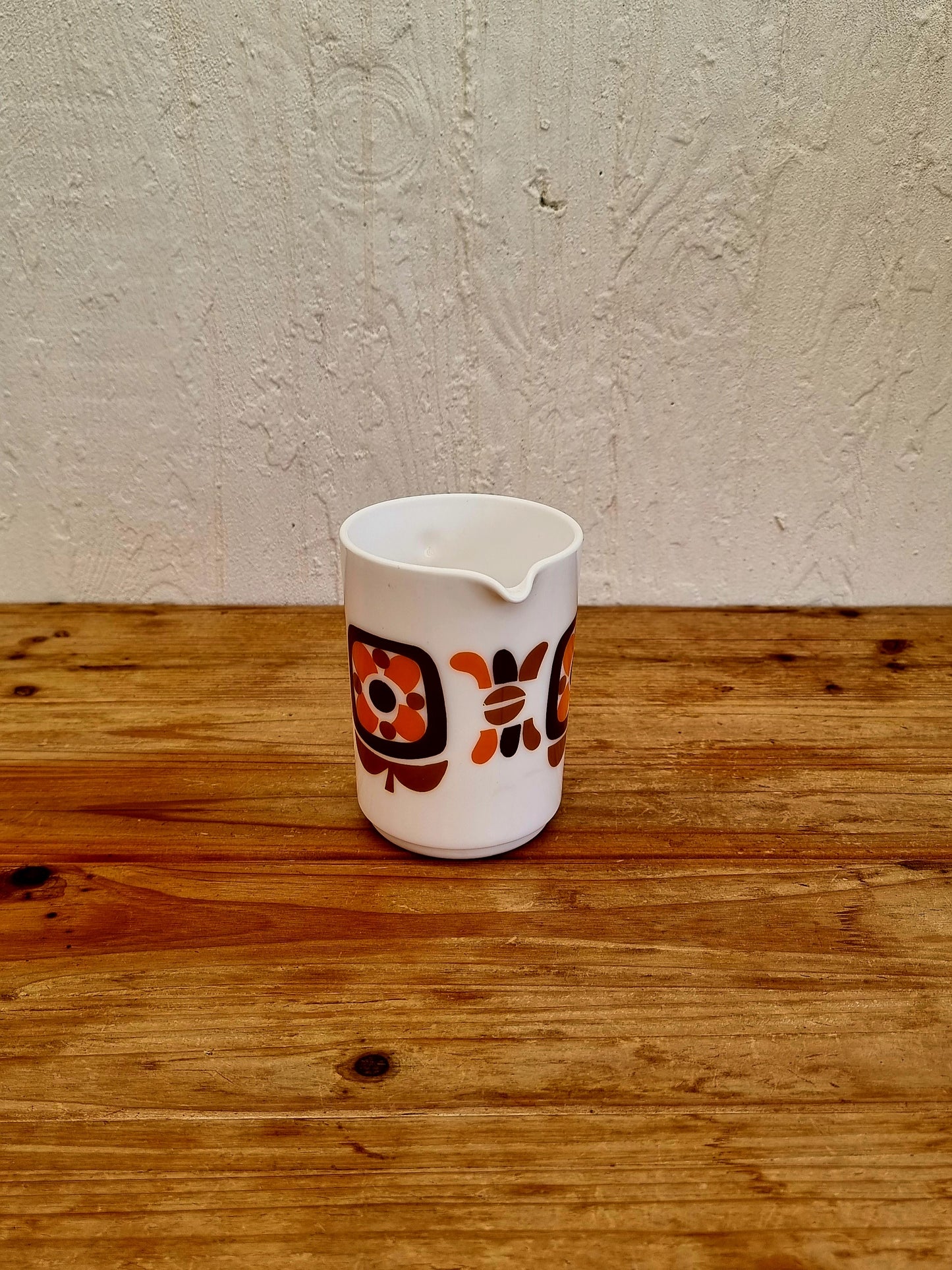 Pichet mobil orange vintage années 70 arcopal les kitscheries brocante en ligne