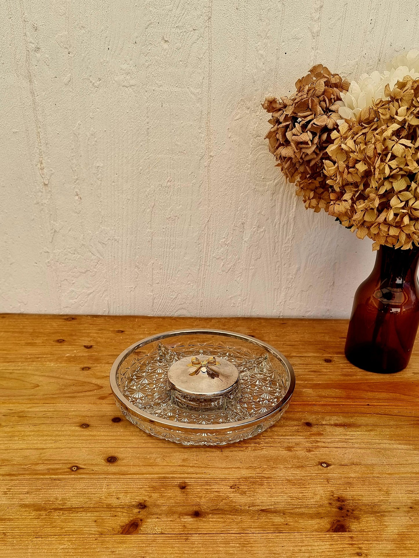 Plateau apéritif vintage années 60 service apéro rétro