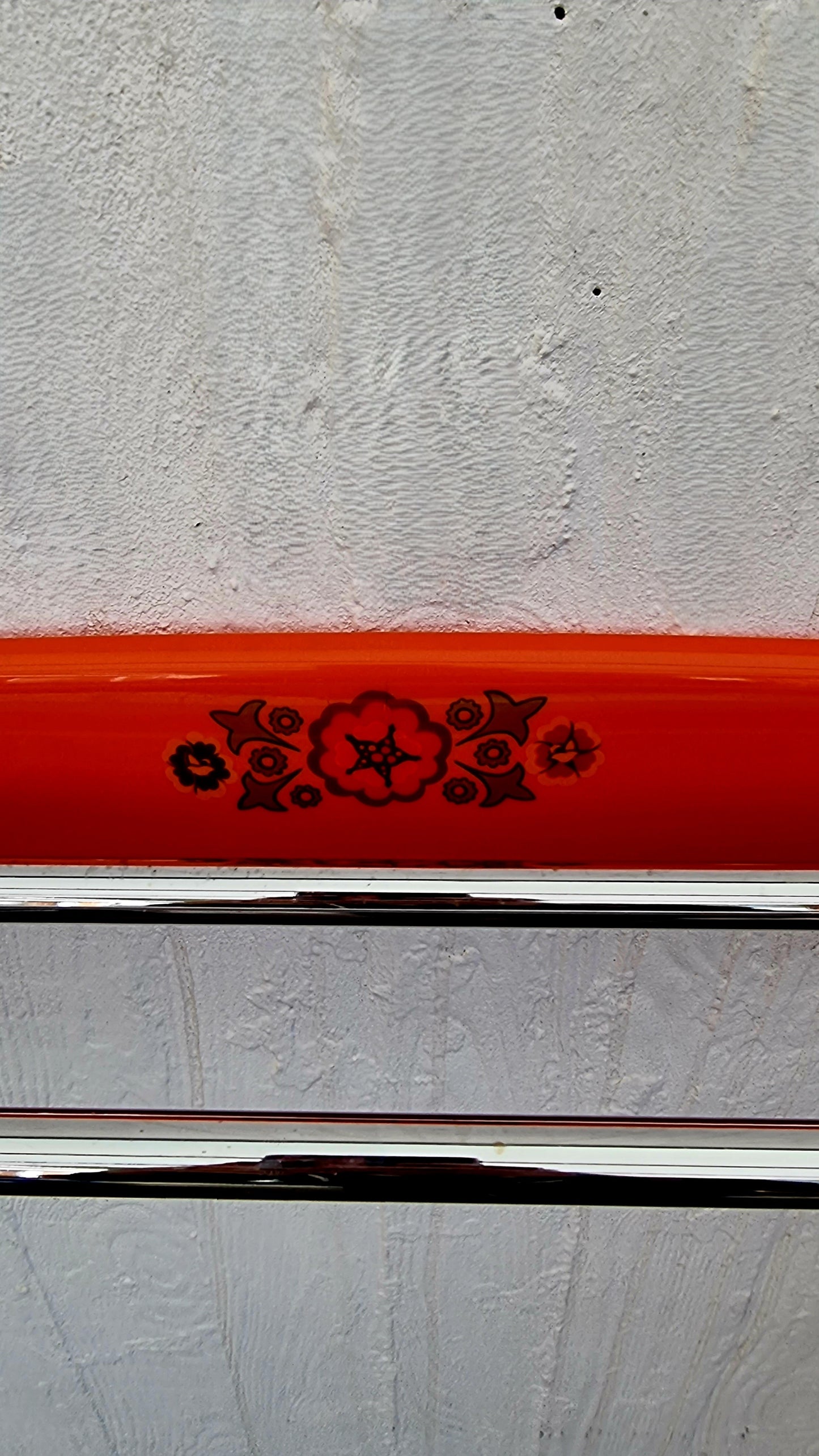 Porte-serviettes orange Syla vintage les kitscheries brocante en ligne