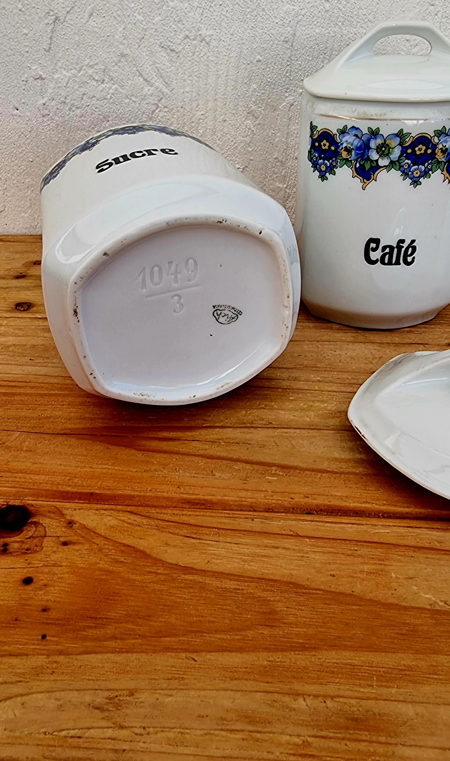 Lot de 4 pots à épices AICH vintage les kitscheries brocante en ligne