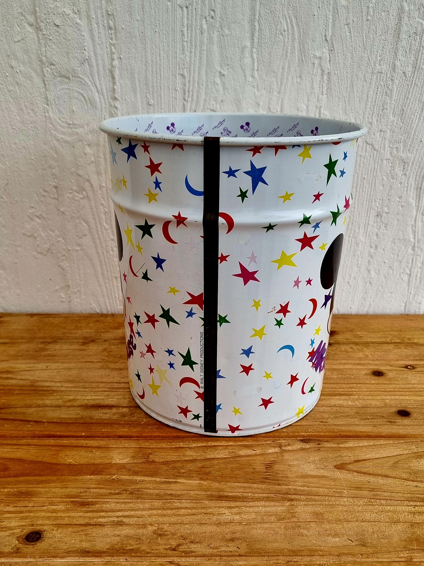 Corbeille à papier Mickey Mouse vintage les kitscheries brocante en ligne