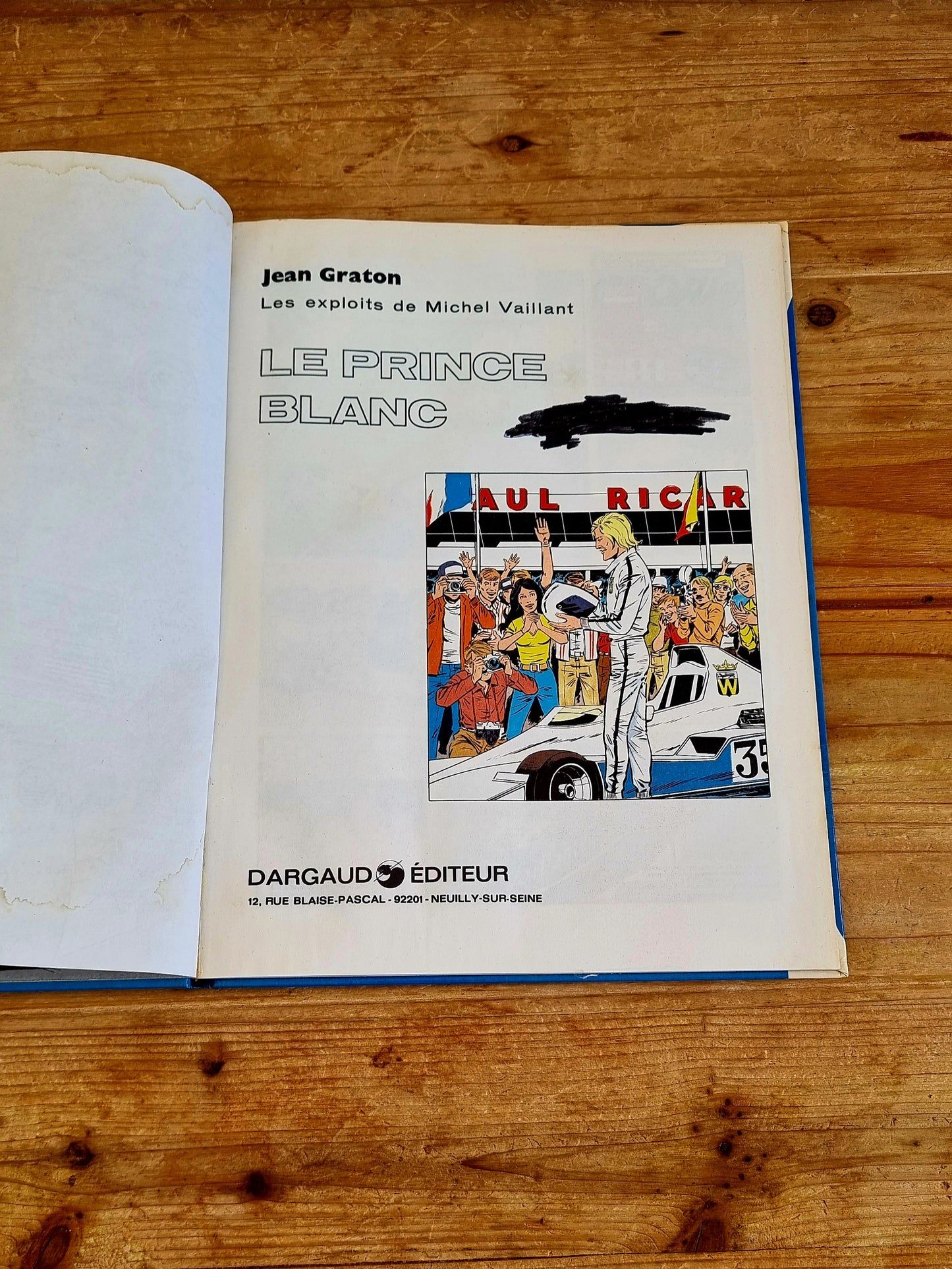BD Michel Vaillant - Le prince blanc les kitscheries brocante en ligne