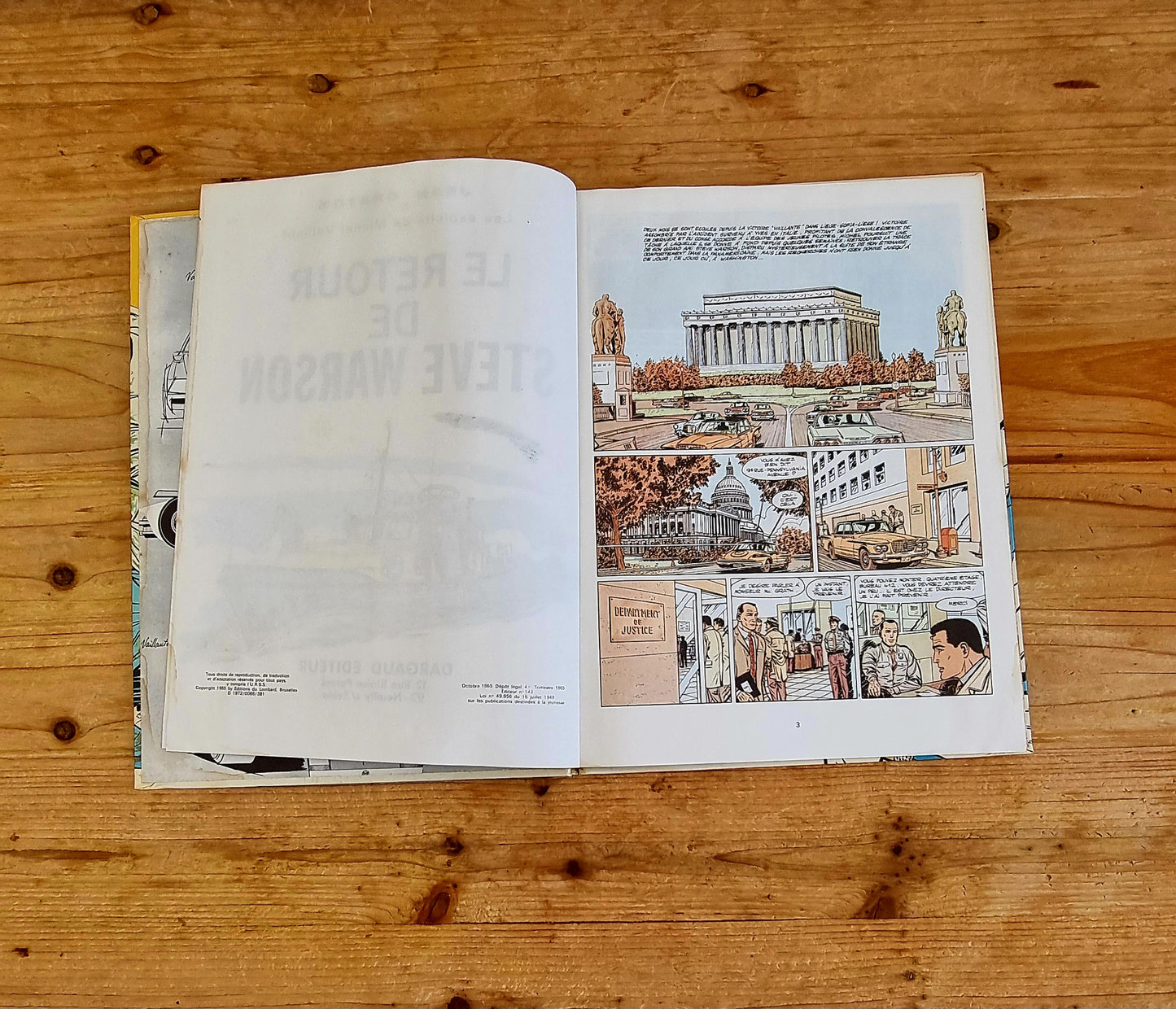 BD Michel Vaillant Le retour de Steve Warson dargeaud les kitscheries brocante en ligne