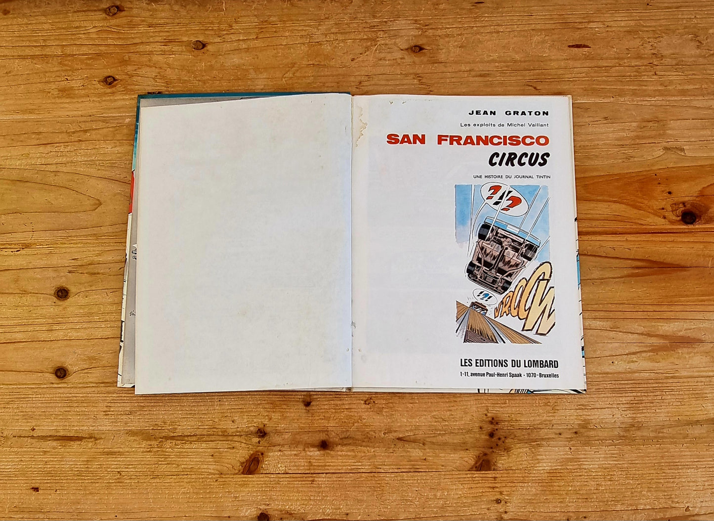 BD Michel Vaillant San Francisco circus les kitscheries brocante en ligne
