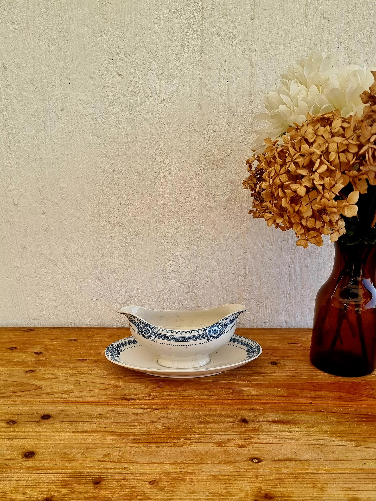 Saucière U&C Sarreguemines modèle Carina les kitscheries brocante en ligne