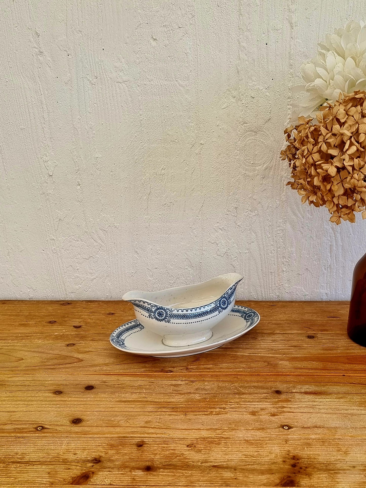 Saucière U&C Sarreguemines modèle Carina les kitscheries brocante en ligne