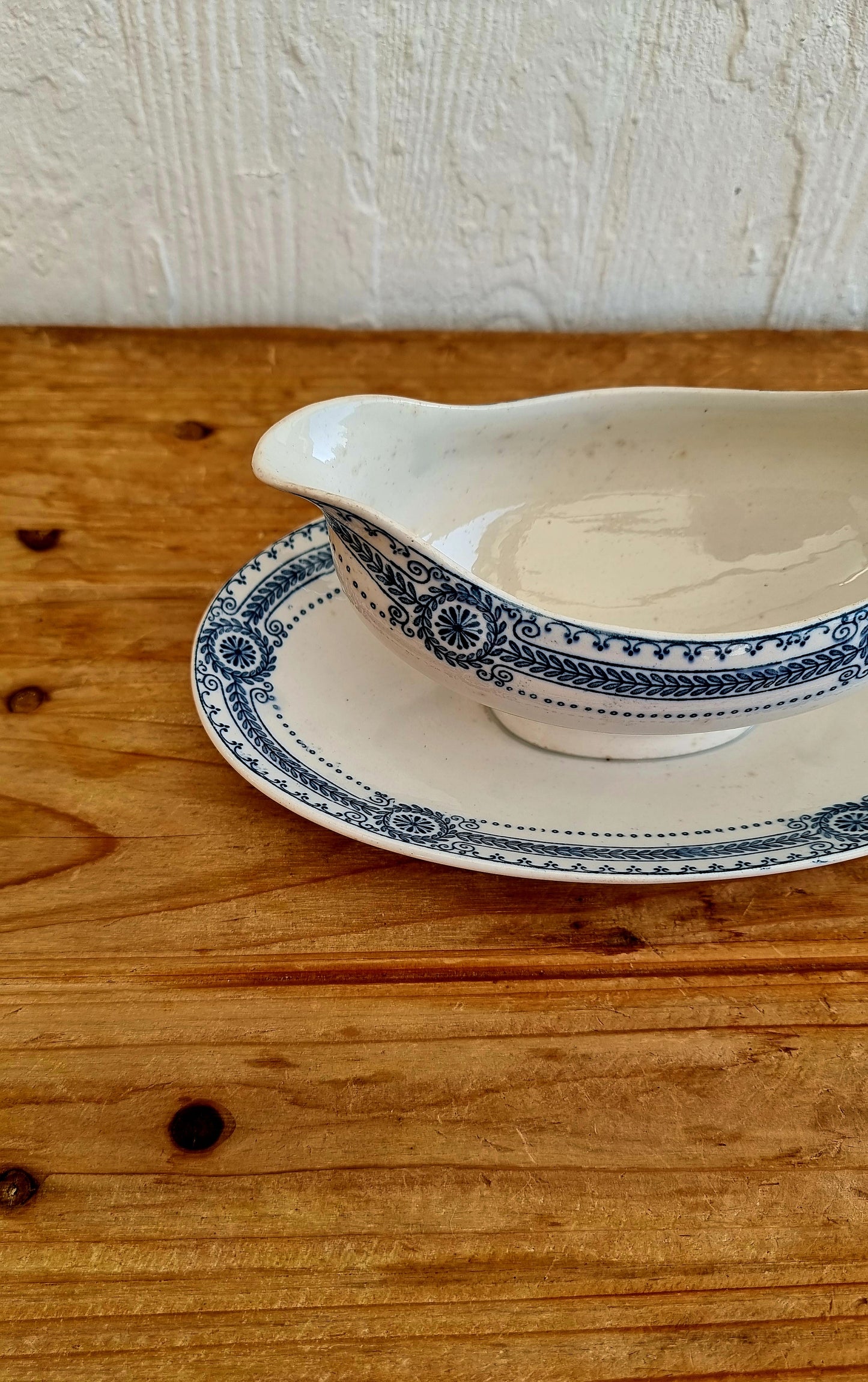 Saucière U&C Sarreguemines modèle Carina les kitscheries brocante en ligne