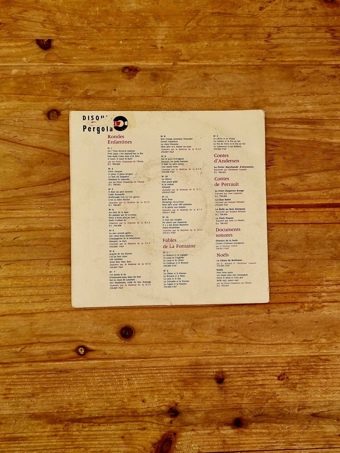 Vinyle "Apprendre en s'amusant la table de multiplication" les kitscheries brocante en ligne
