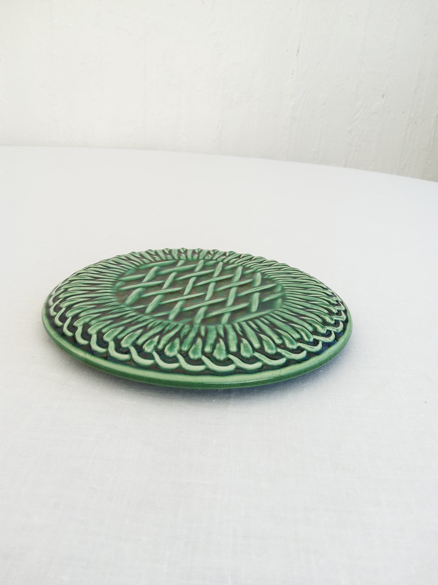 Les kitscheries - Dessous de plat vert bouteille