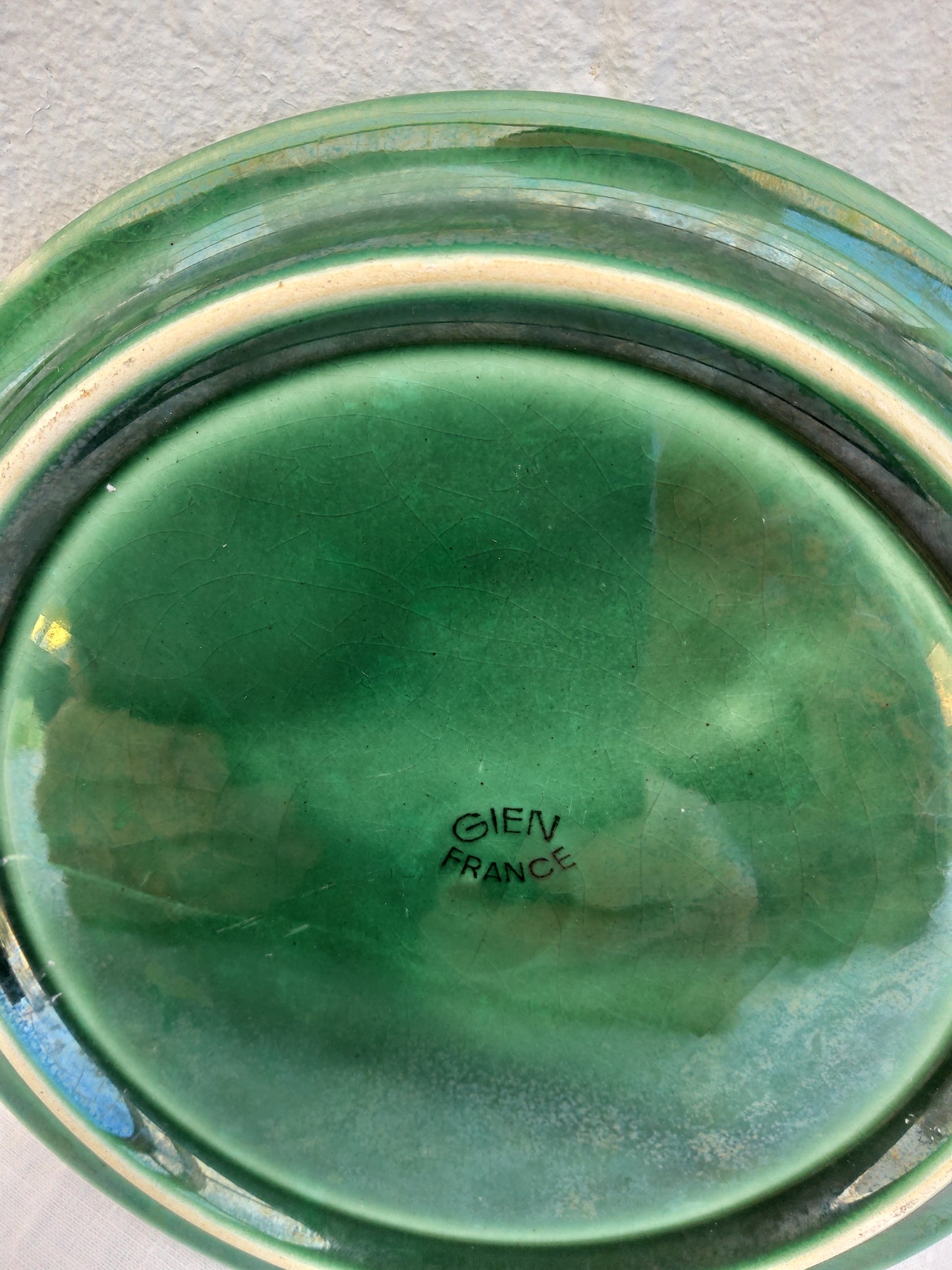 Les kitscheries - Dessous de plat vert bouteille