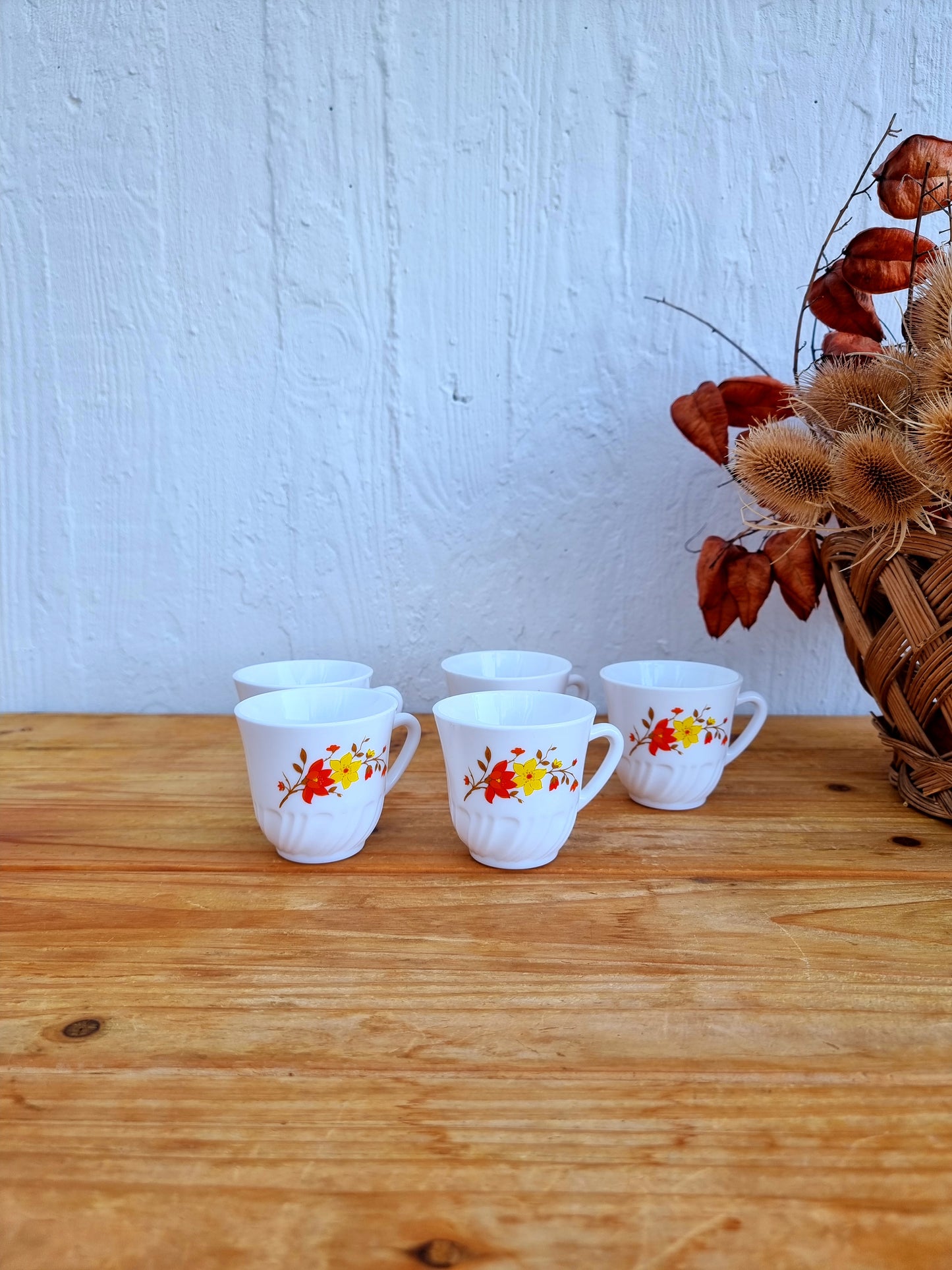 Lot de 5 tasses à café Arcopal Les kitscheries
