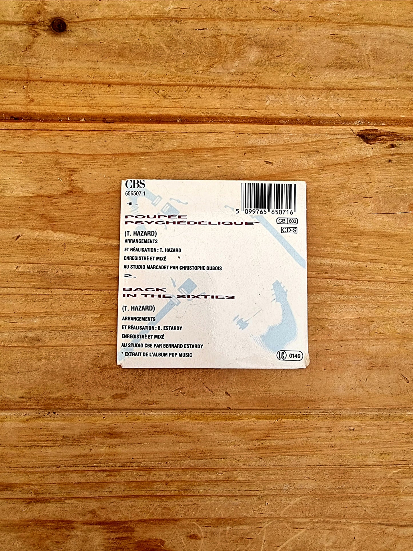 Mini CD Thierry Hazard poupée psychédélique