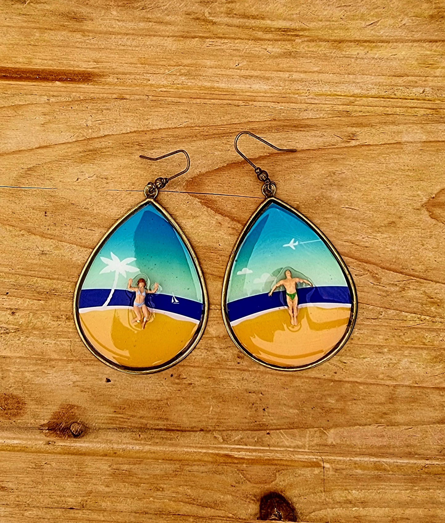 Boucles d'oreilles "Plage" - KIKA MISHTO