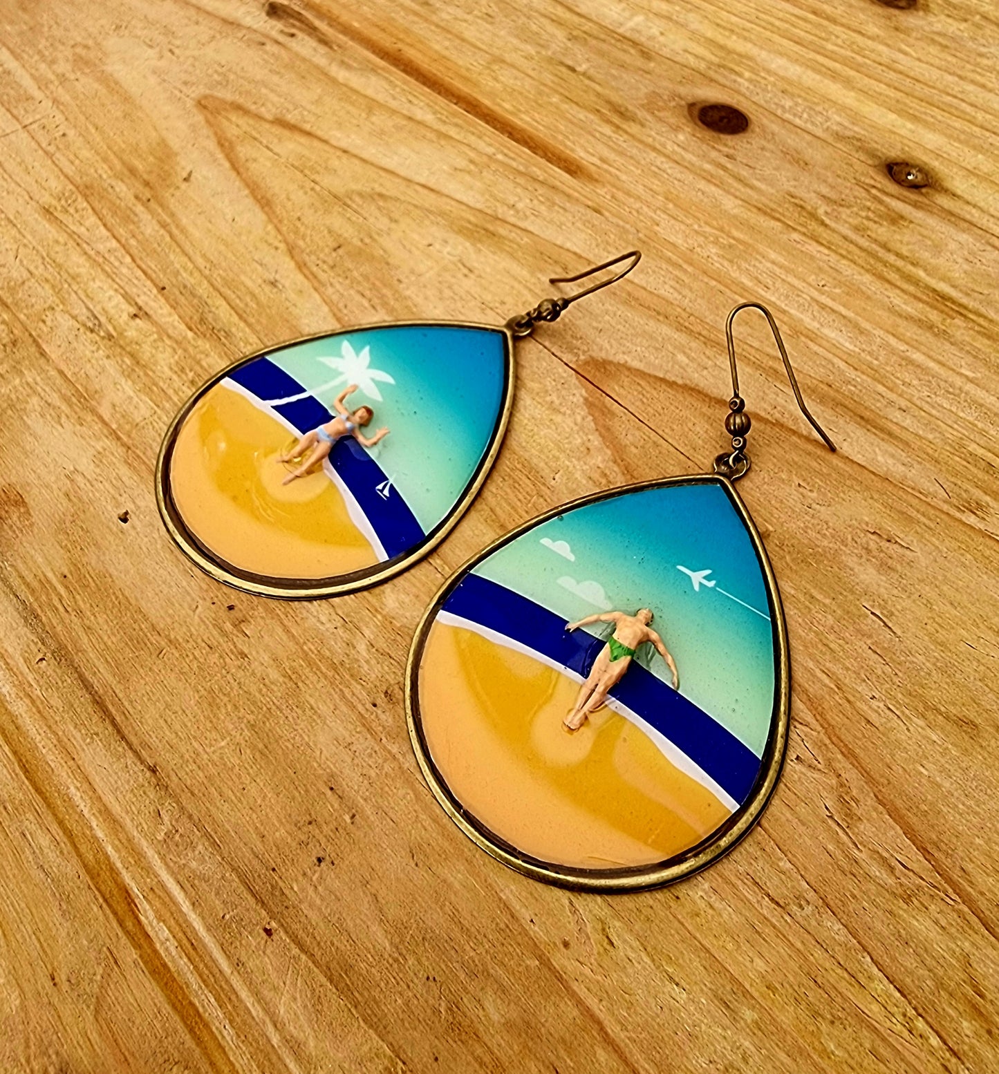 Boucles d'oreilles "Plage" - KIKA MISHTO