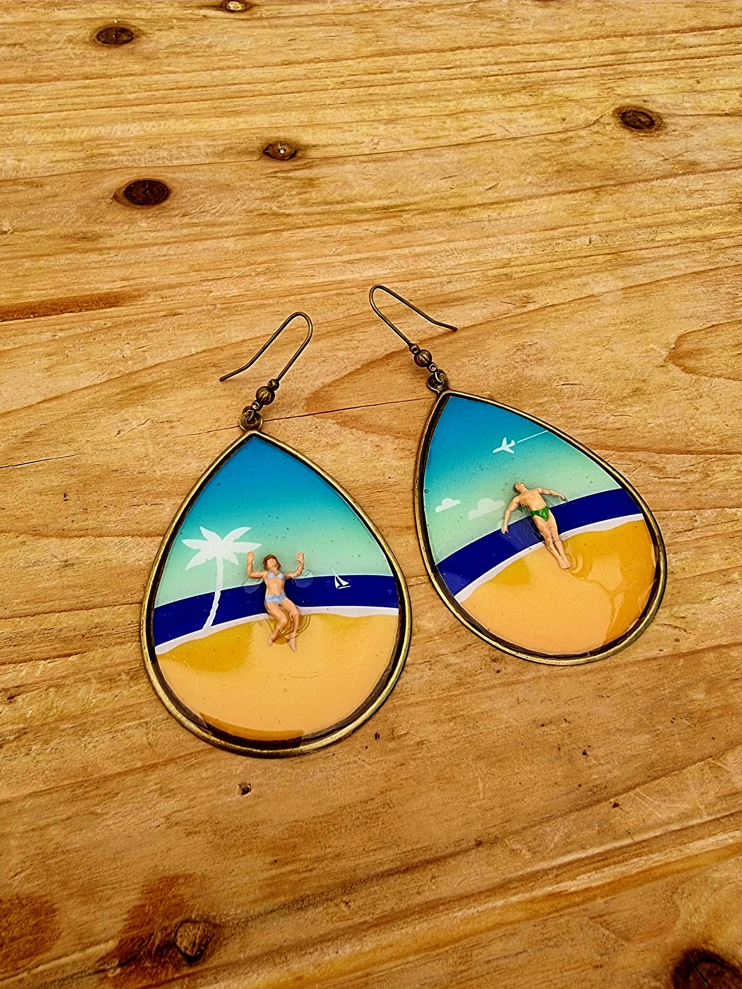 Boucles d'oreilles "Plage" - KIKA MISHTO