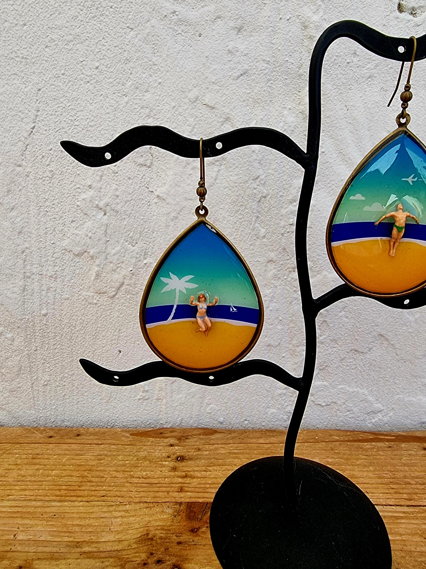 Boucles d'oreilles "Plage" - KIKA MISHTO