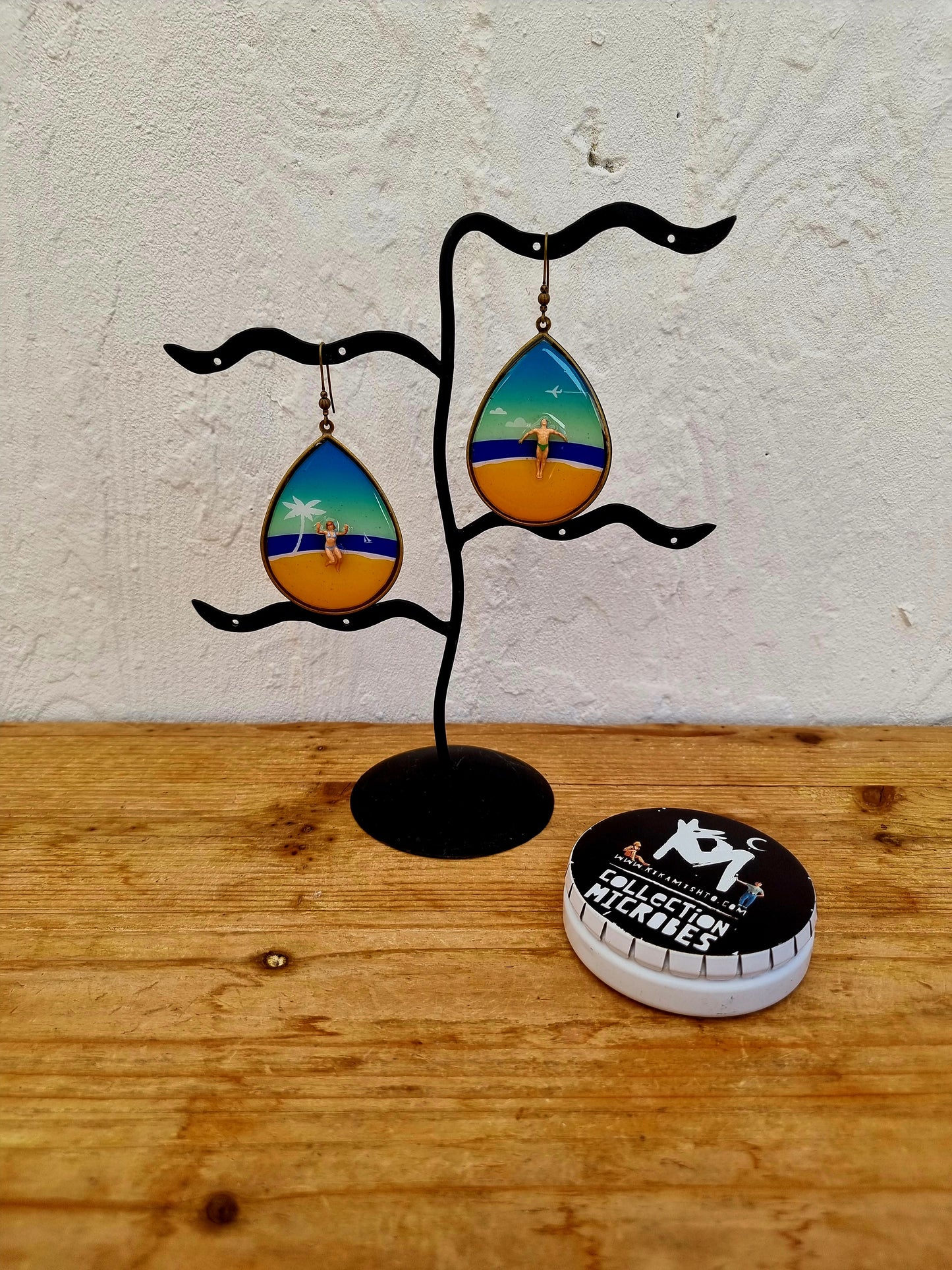 Boucles d'oreilles "Plage" - KIKA MISHTO