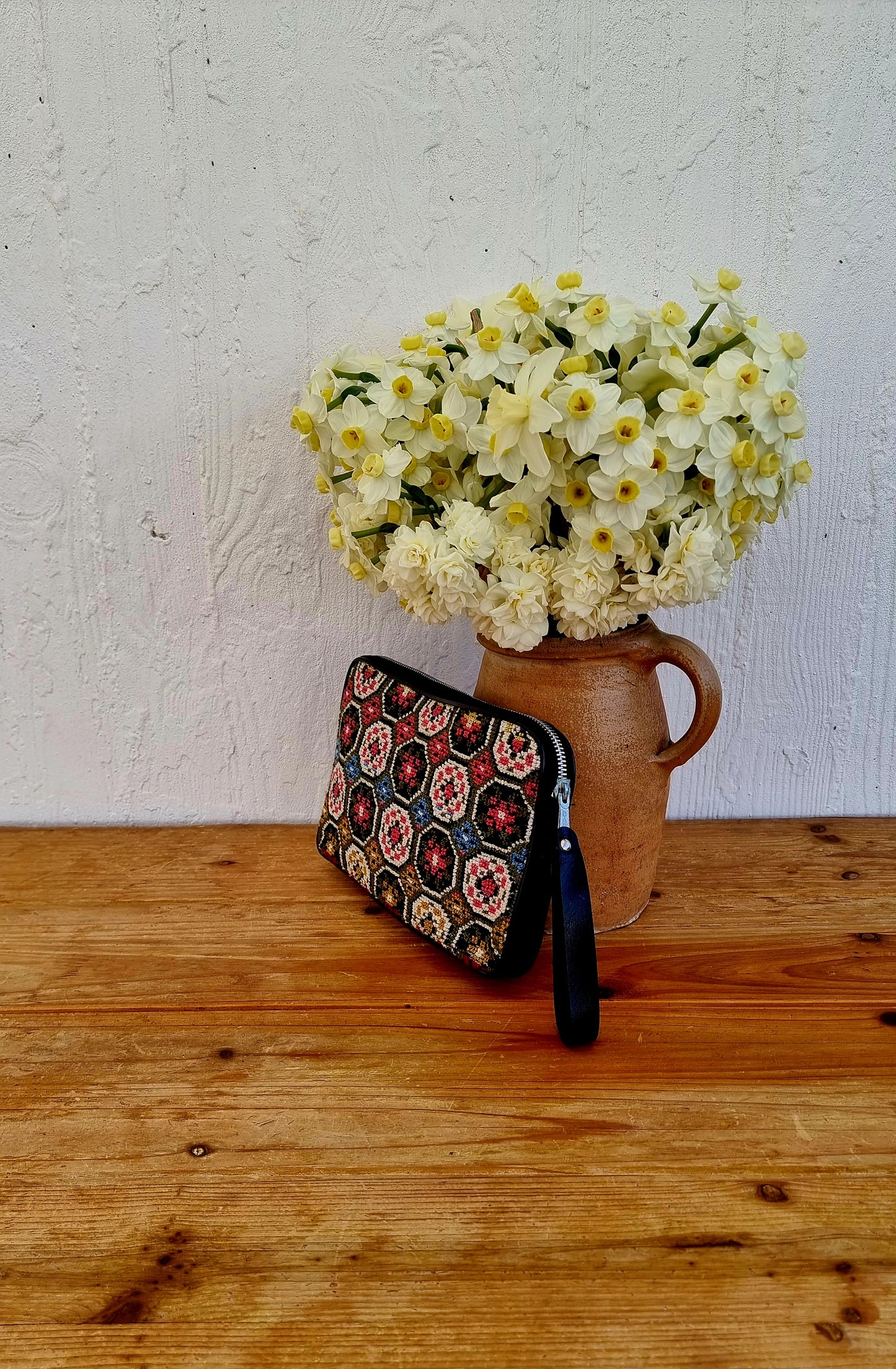 Pochette en canevas vintage les kitscheries