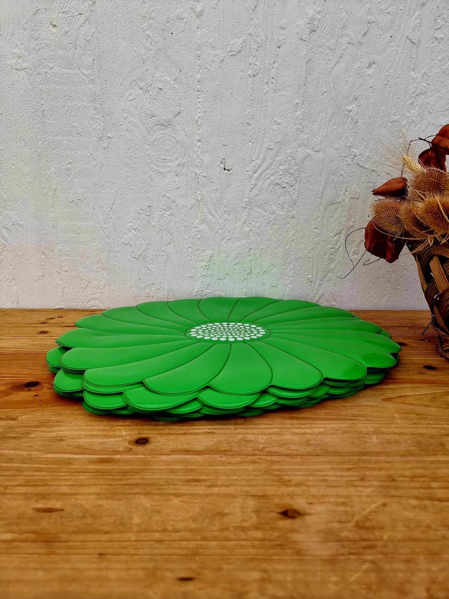 Lot de 10 sets de table seventies les kitscheries