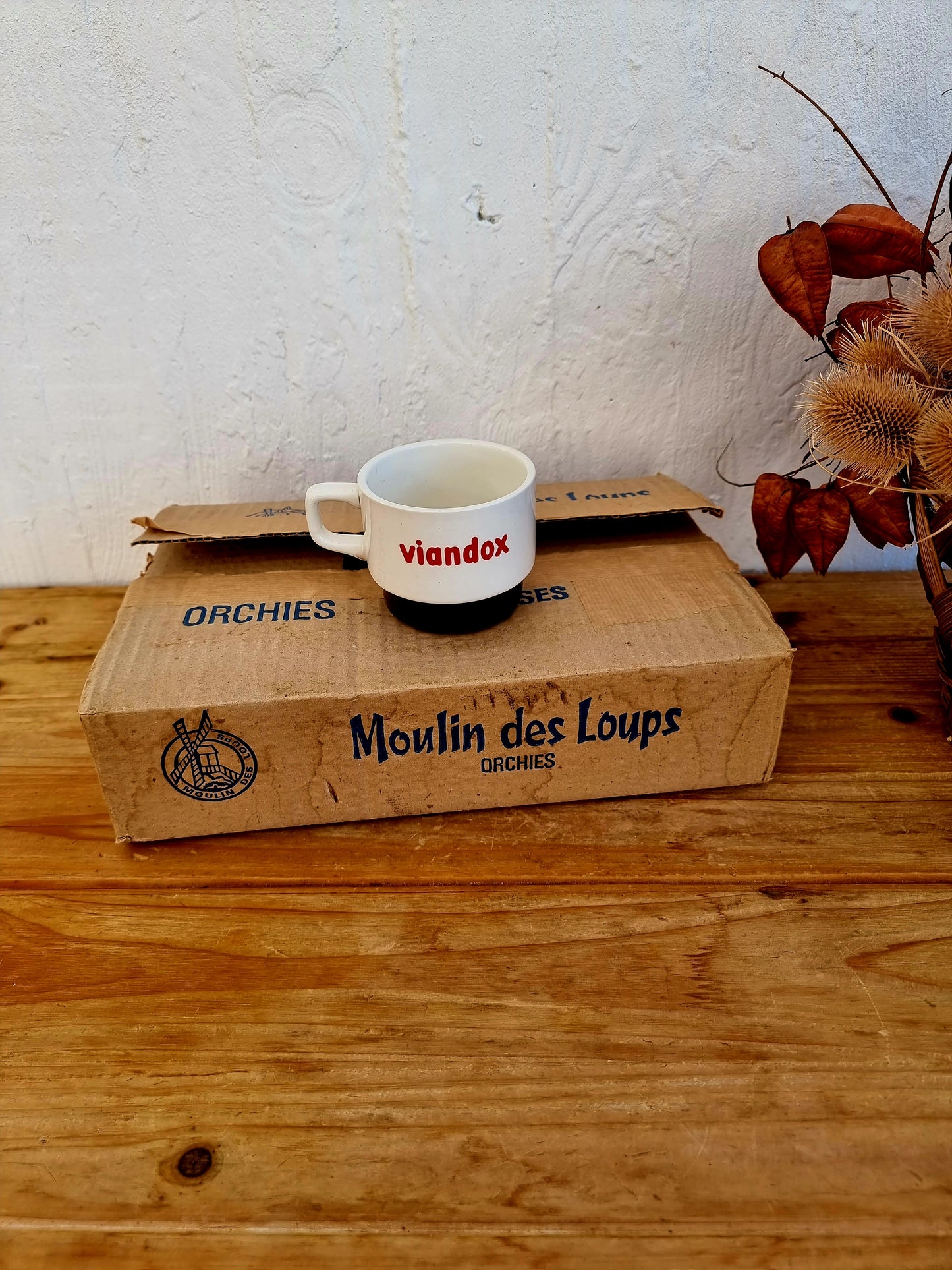 Lot de 6 tasses Moulin des Loups Viandox Les Kitscheries