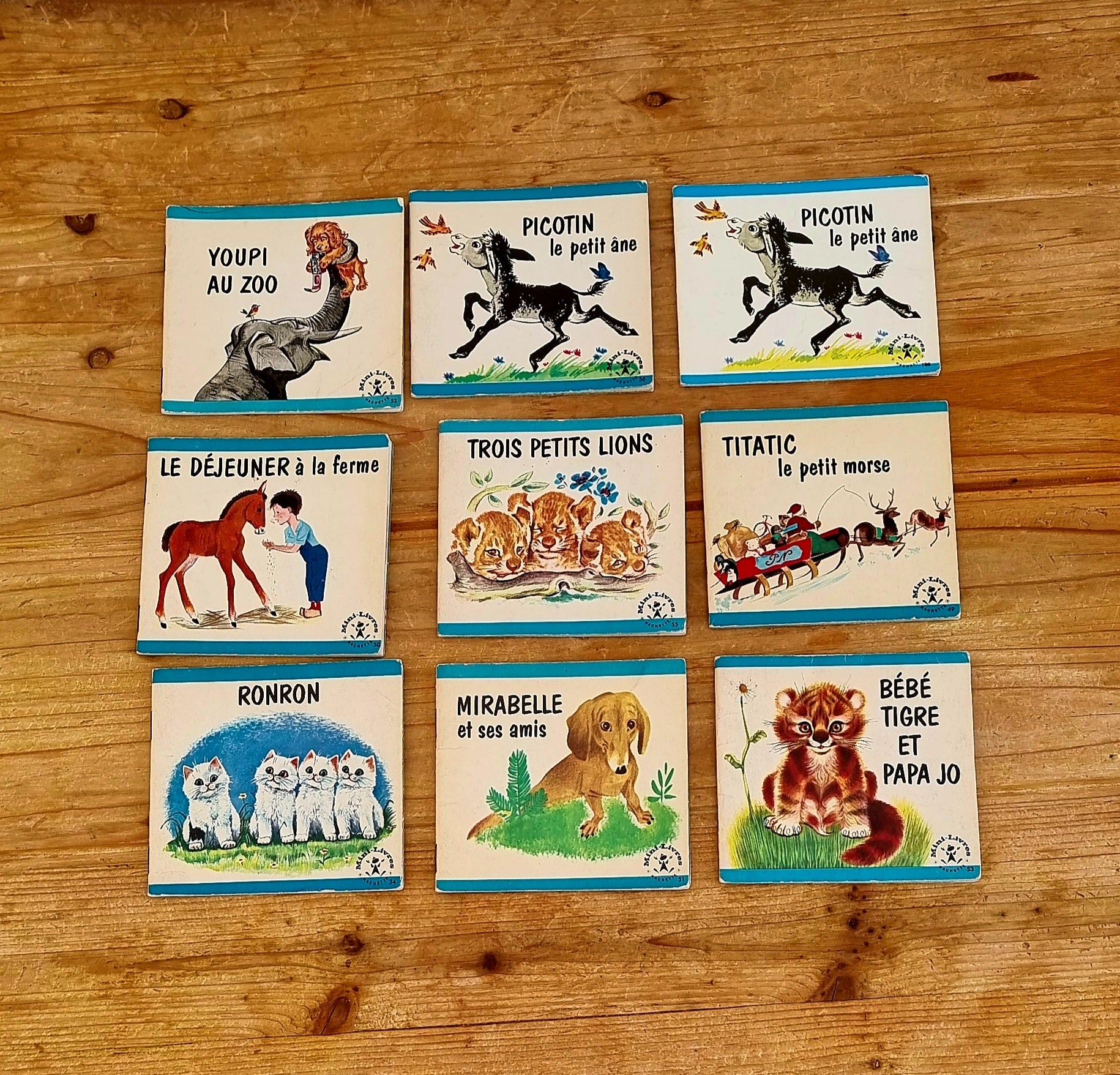 Lot de 30 minis livres Hachette vintage les kitscheries brocante en ligne