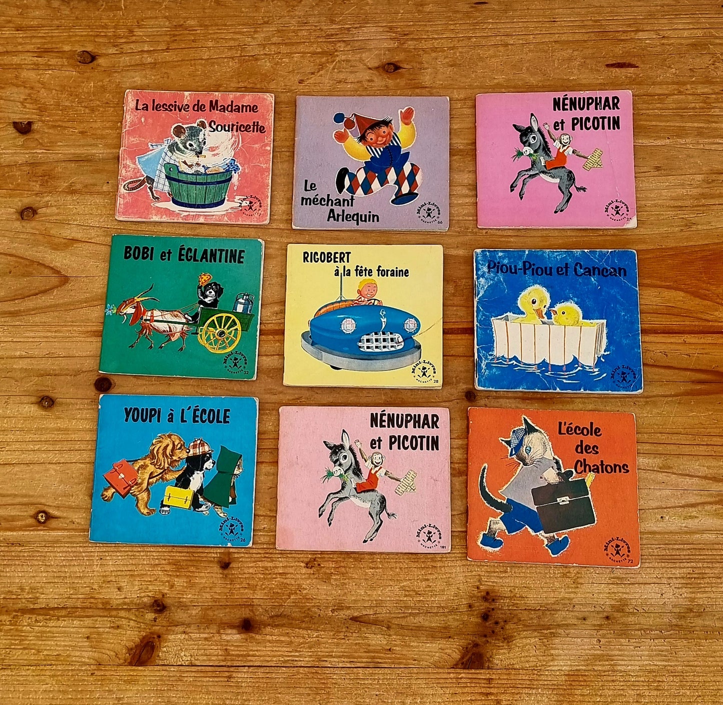 Lot de 30 minis livres Hachette vintage les kitscheries brocante en ligne