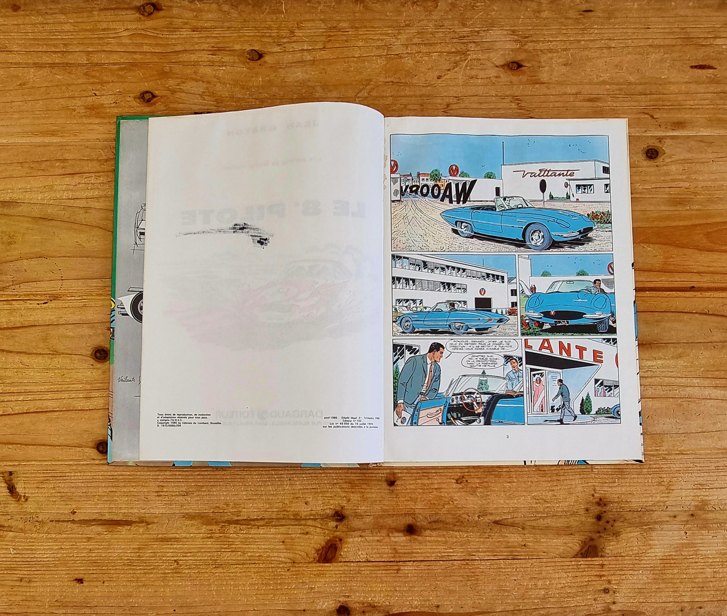 BD Michel Vaillant Le 8ème pilote les kitscheries brocante en ligne