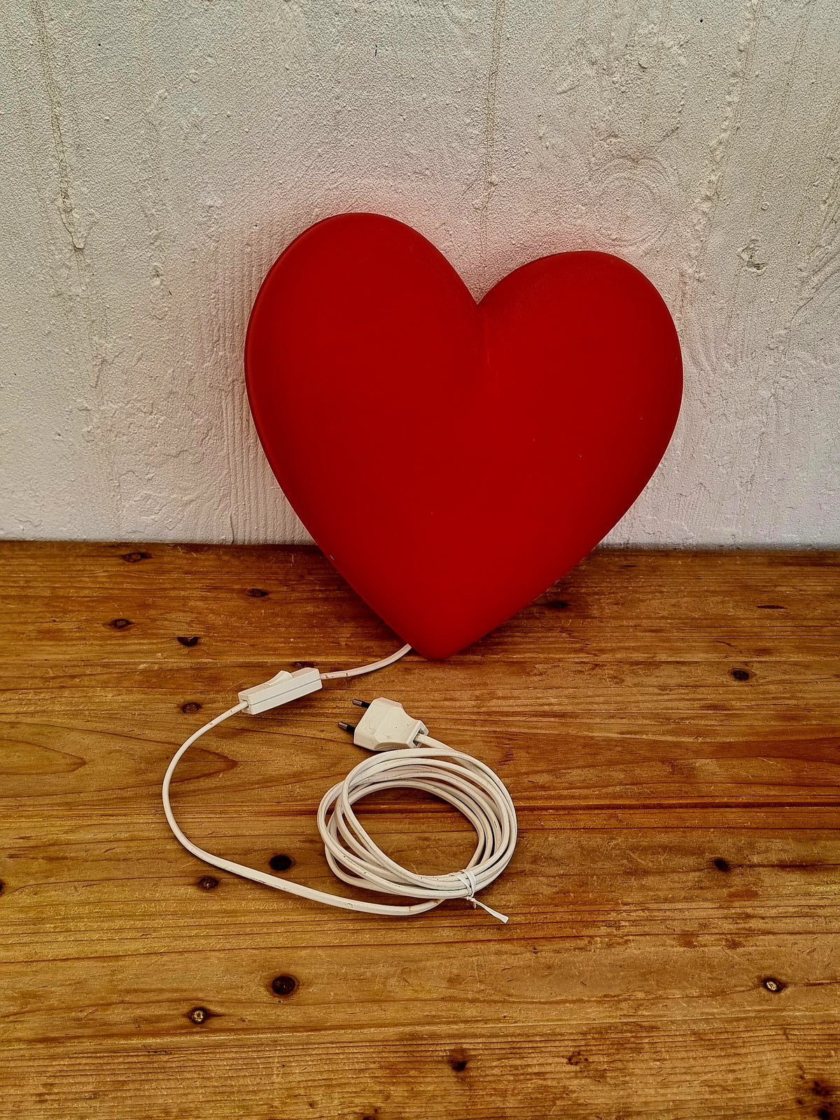 Applique Cœur Rouge IKEA SMILA HJÄRTA Vintage Années 90