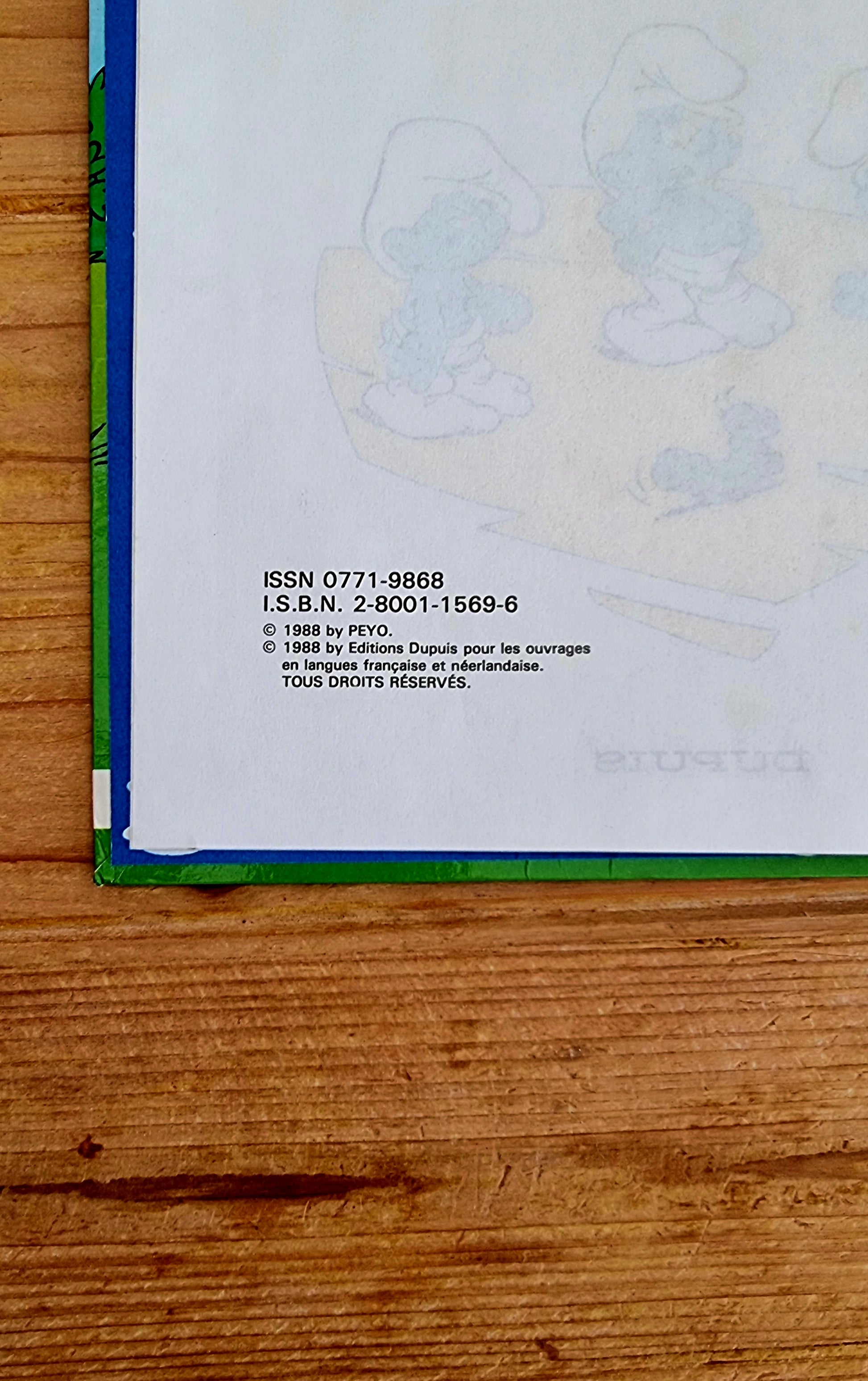 BD Les p'tits schtroumpfs peyo dupuis 1988 les kitscheries brocante en ligne