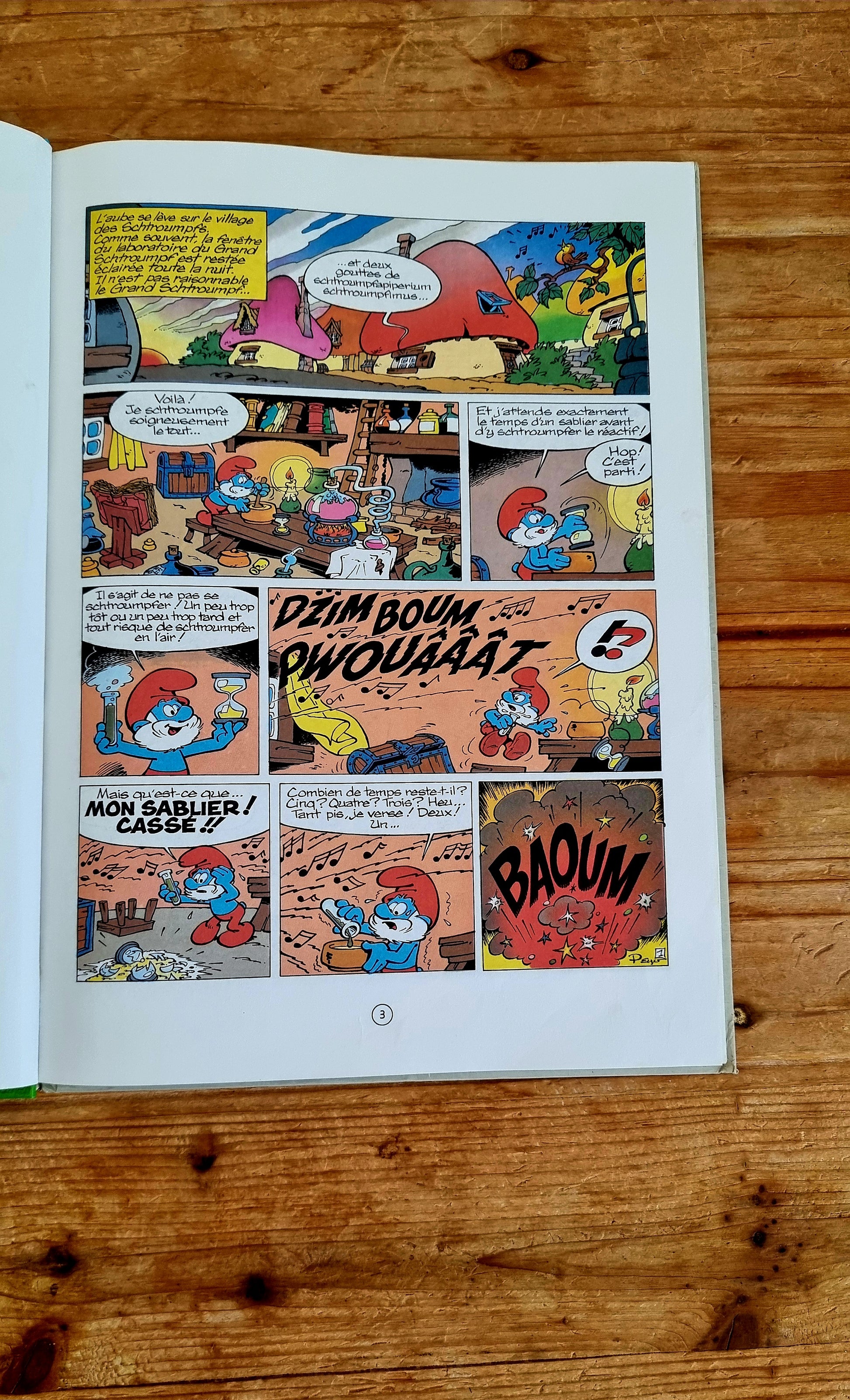 BD Les p'tits schtroumpfs peyo dupuis 1988 les kitscheries brocante en ligne