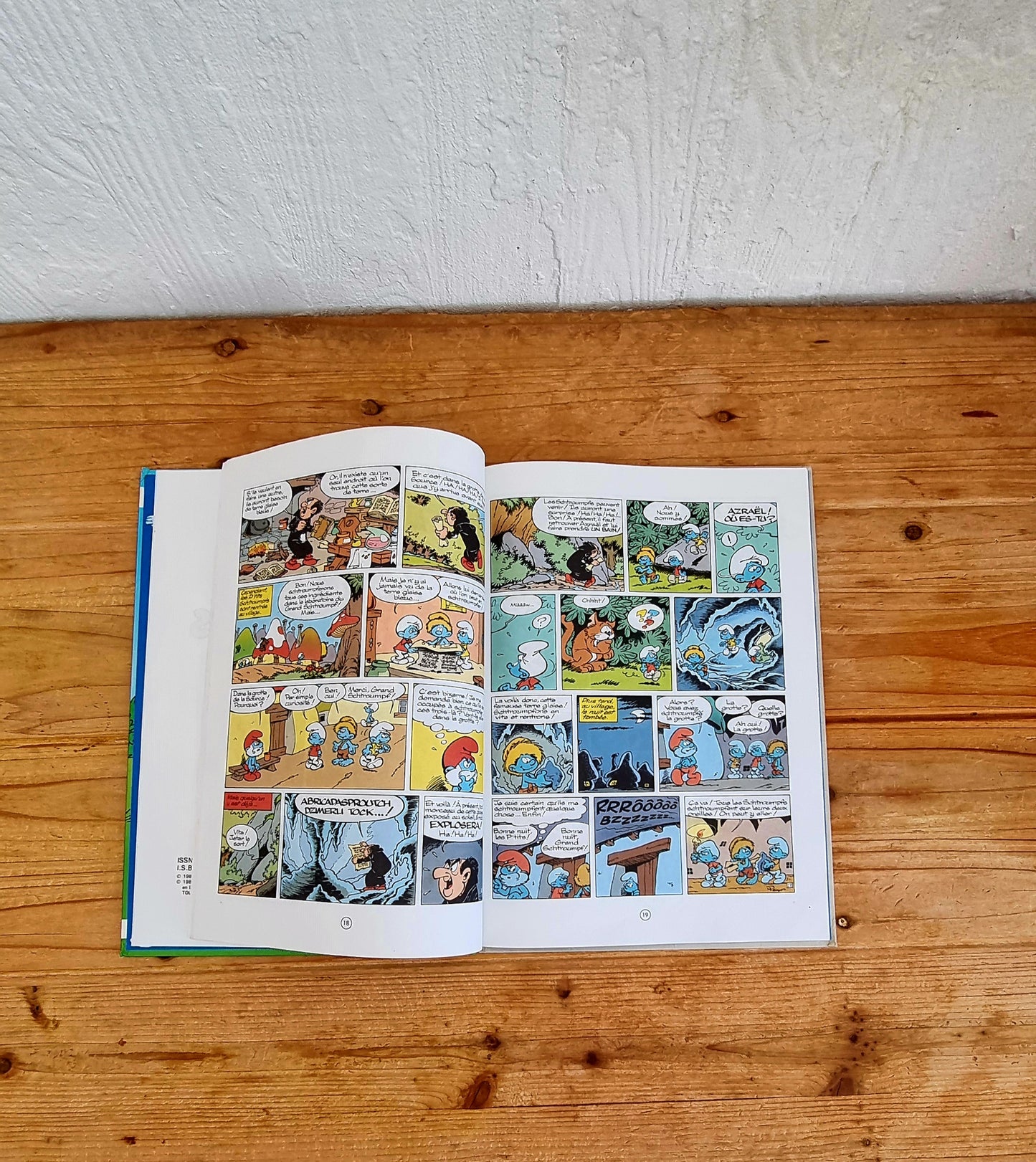 BD Les p'tits schtroumpfs peyo dupuis 1988 les kitscheries brocante en ligne
