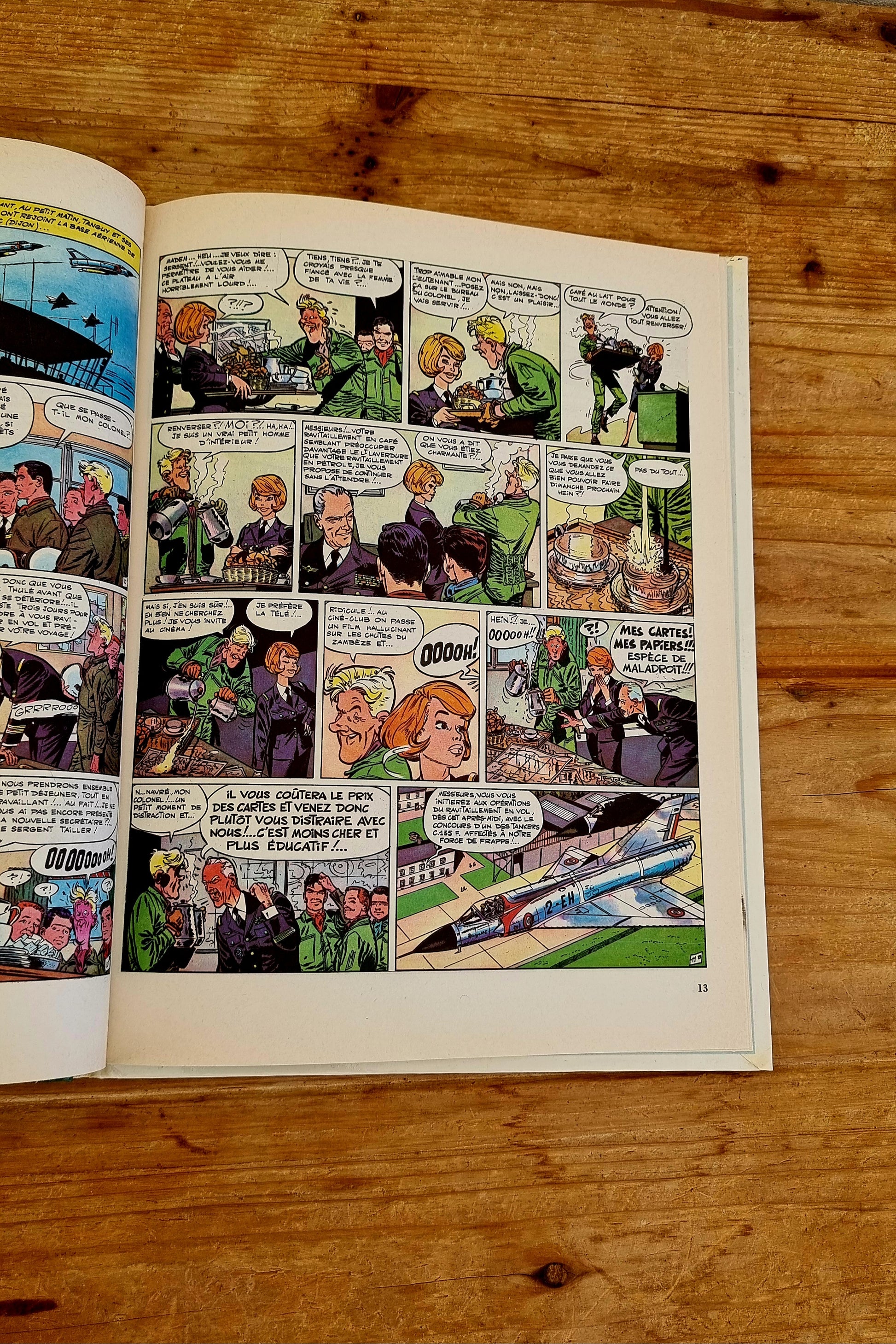BD Tanguy et Laverdure Canon bleu ne répond plus Dargaud 1984
