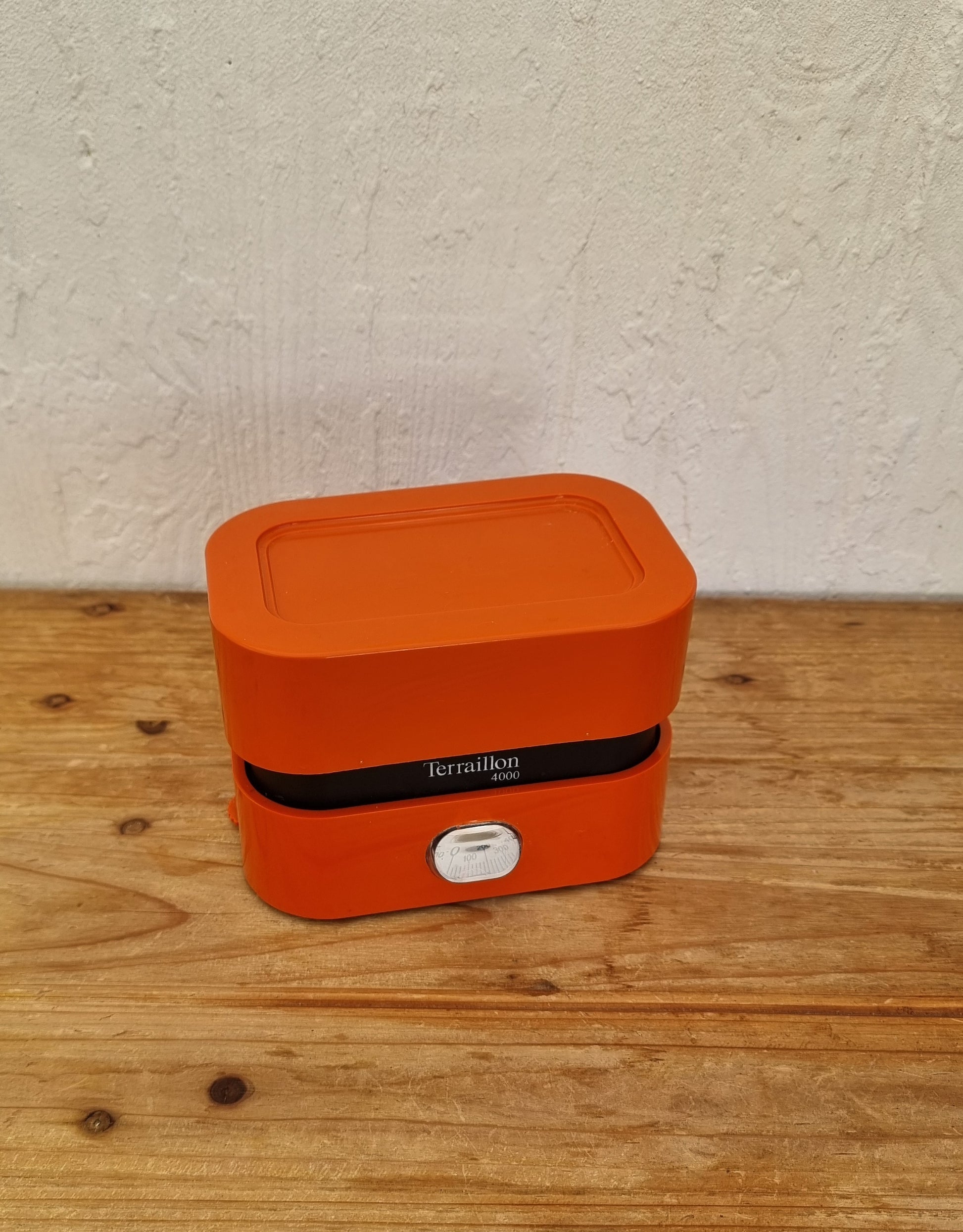 Balance de cuisine vintage Terraillon 4000 orange années 70