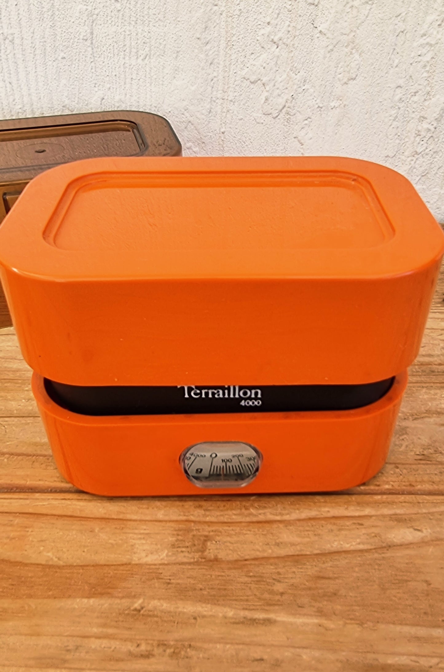Balance de cuisine vintage Terraillon 4000 orange made in France