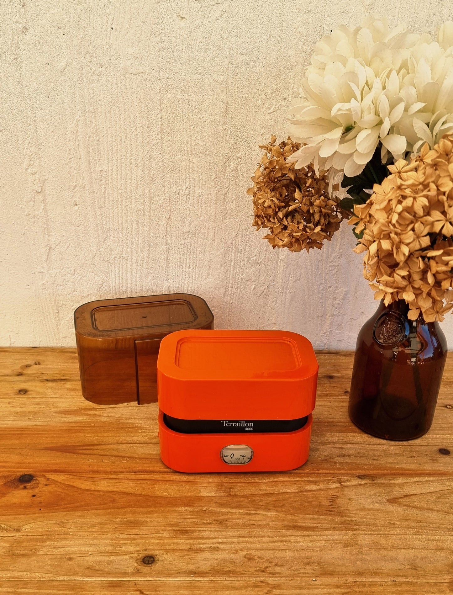 Balance de cuisine vintage Terraillon 4000 orange made in France
