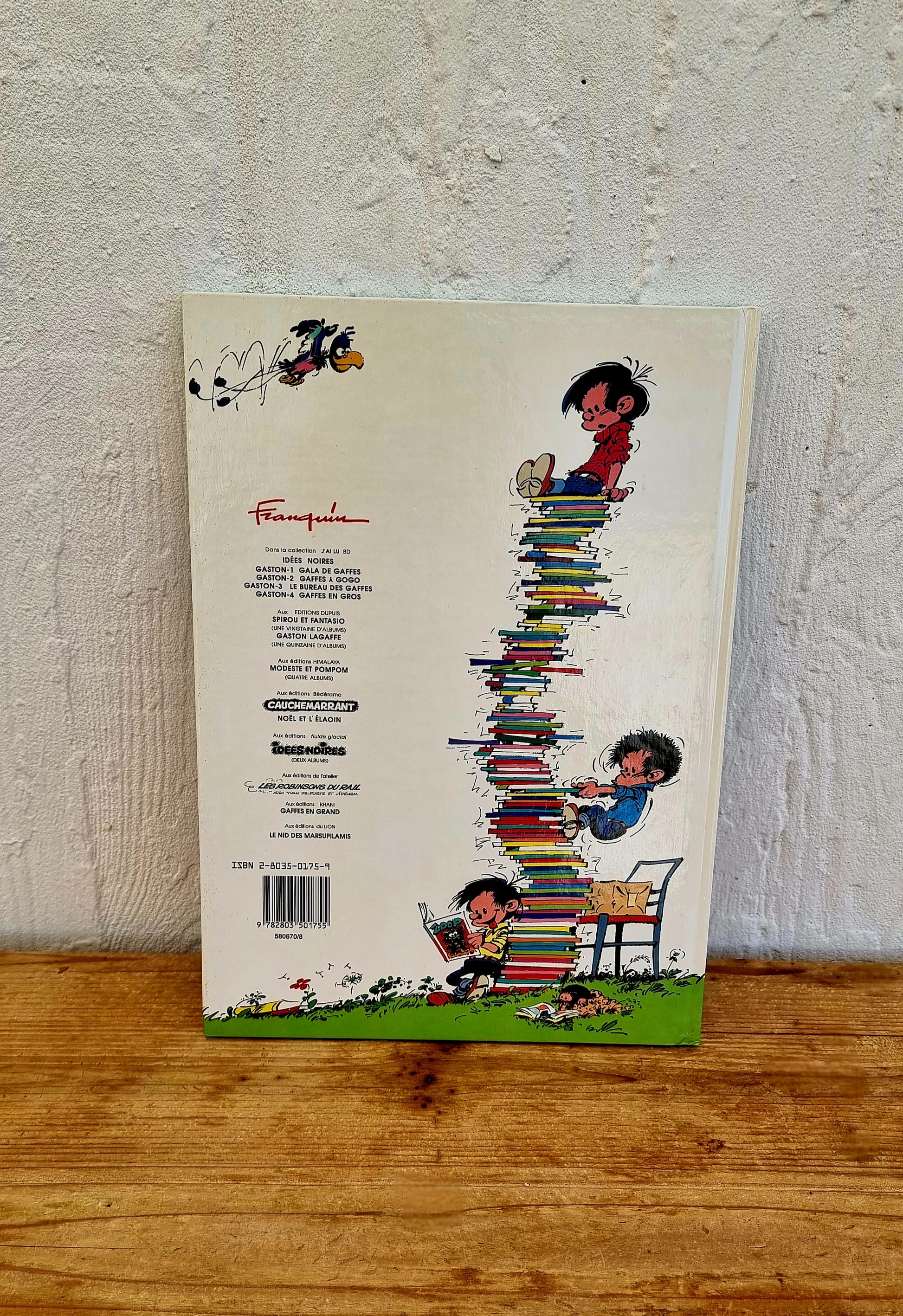 Bande dessinée vintage Modeste et Pompon Sois bien calme Modeste par Franquin, édition Himalaya 1989
