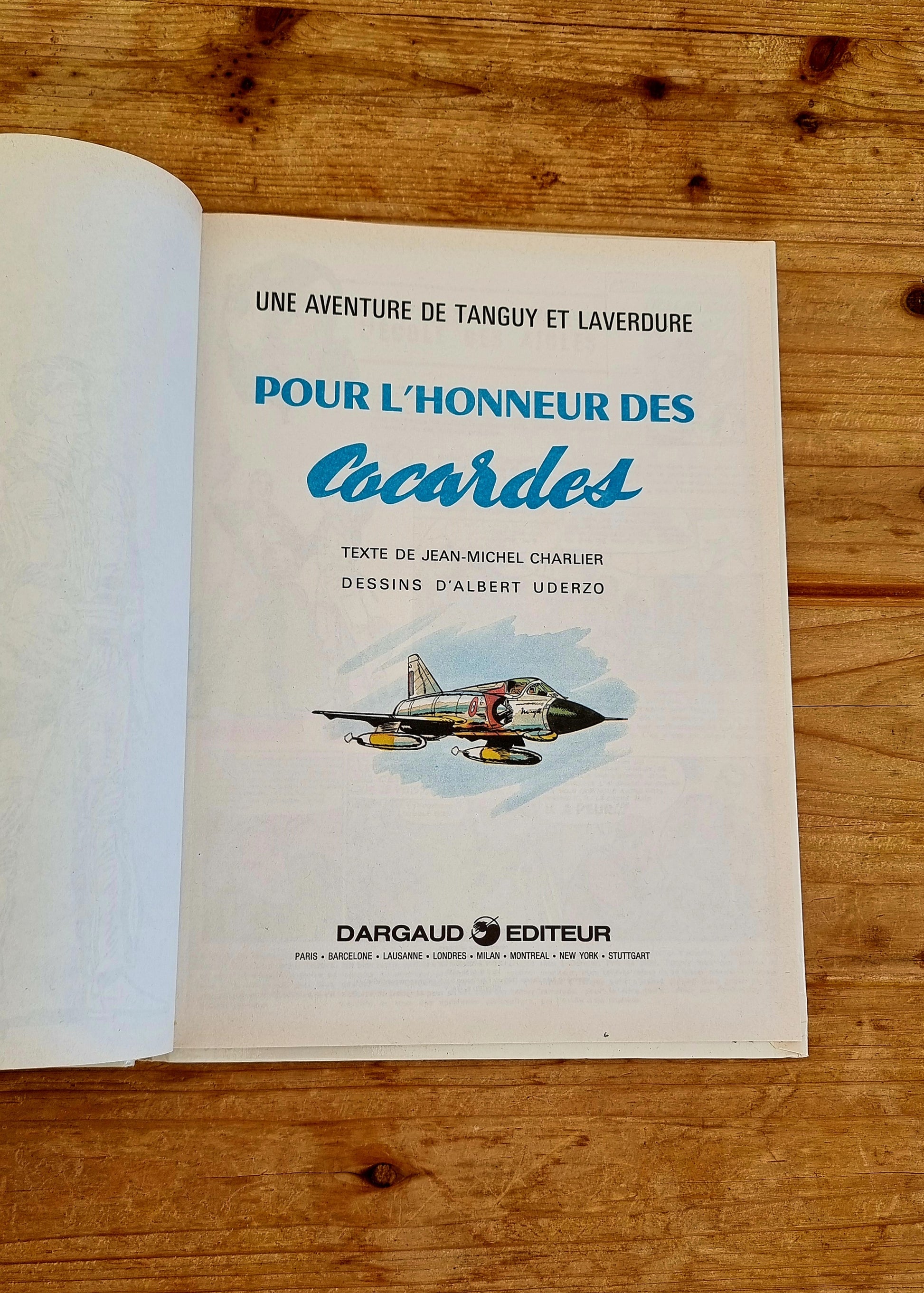 BD Tanguy et Laverdure Pour l'honneur des cocardes Dargaud 1985