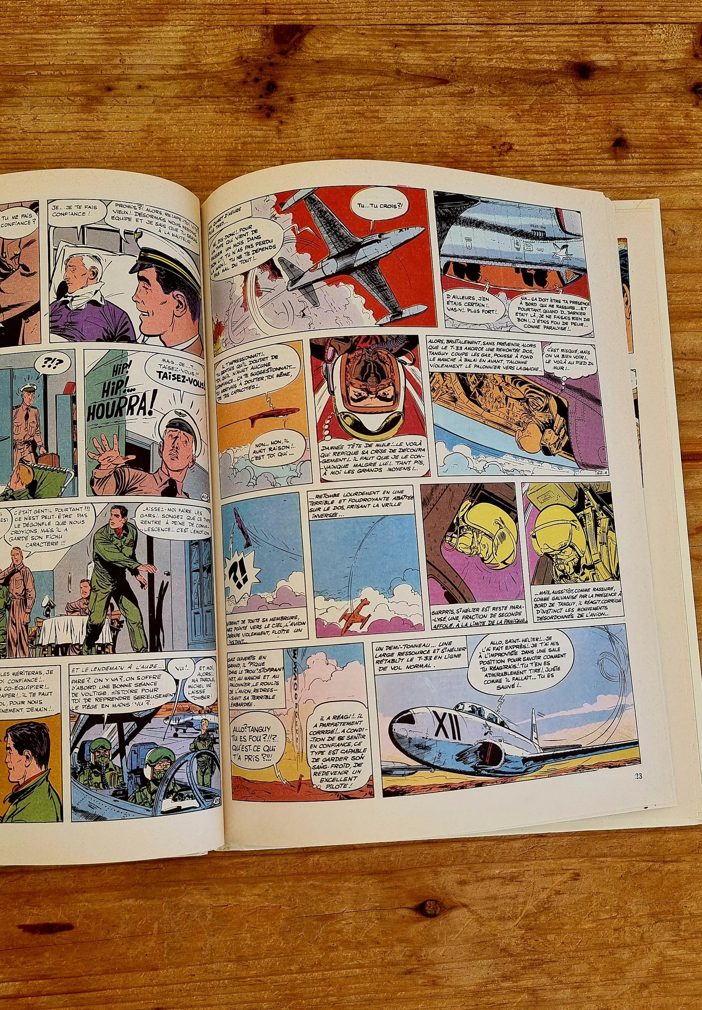 BD Tanguy et Laverdure Pour l'honneur des cocardes Dargaud 1985