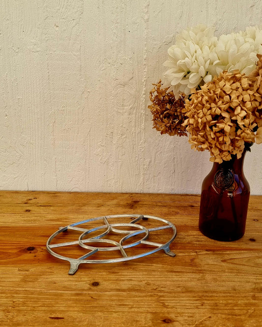 Dessous de plat en aluminium vintage les kitscheries brocante en ligne